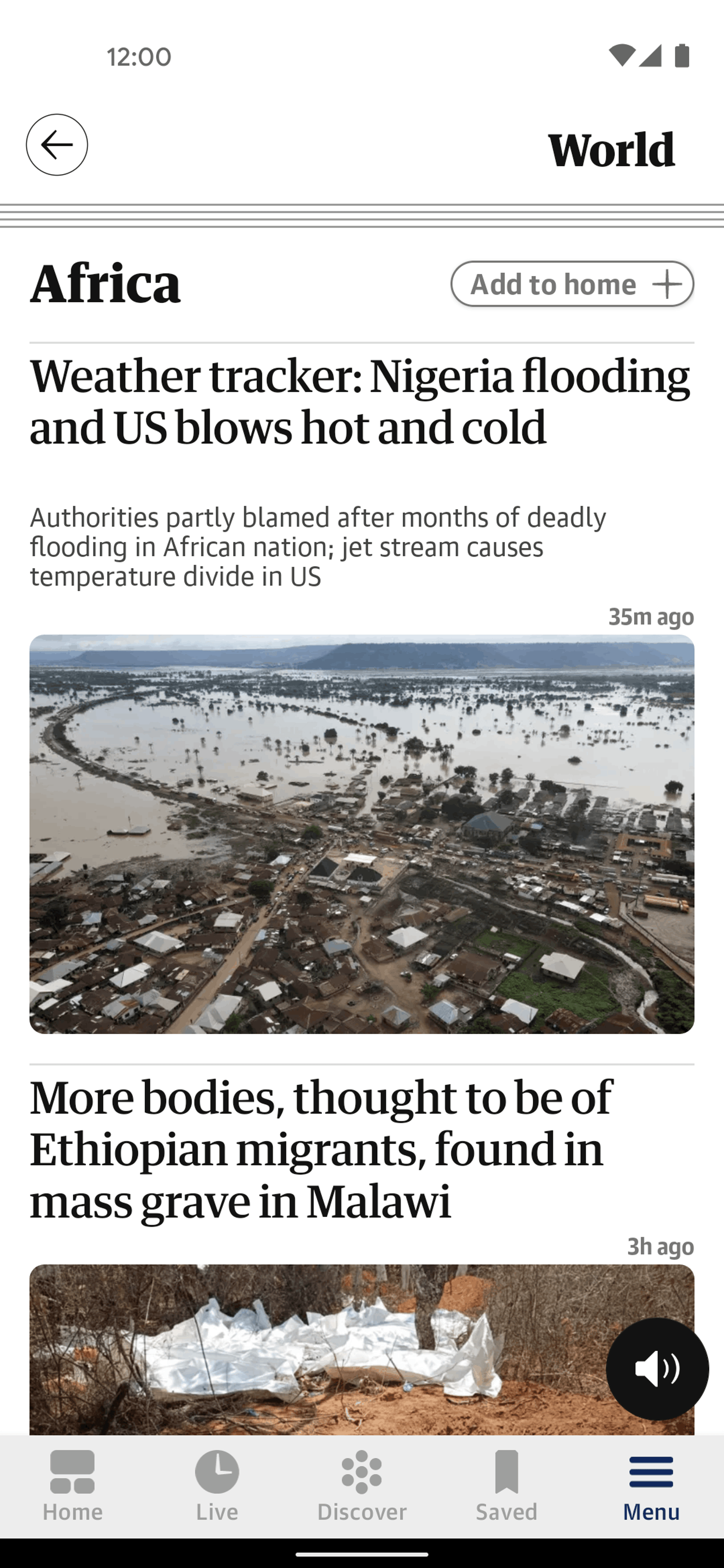 The Guardian Android News interface screenshot 22