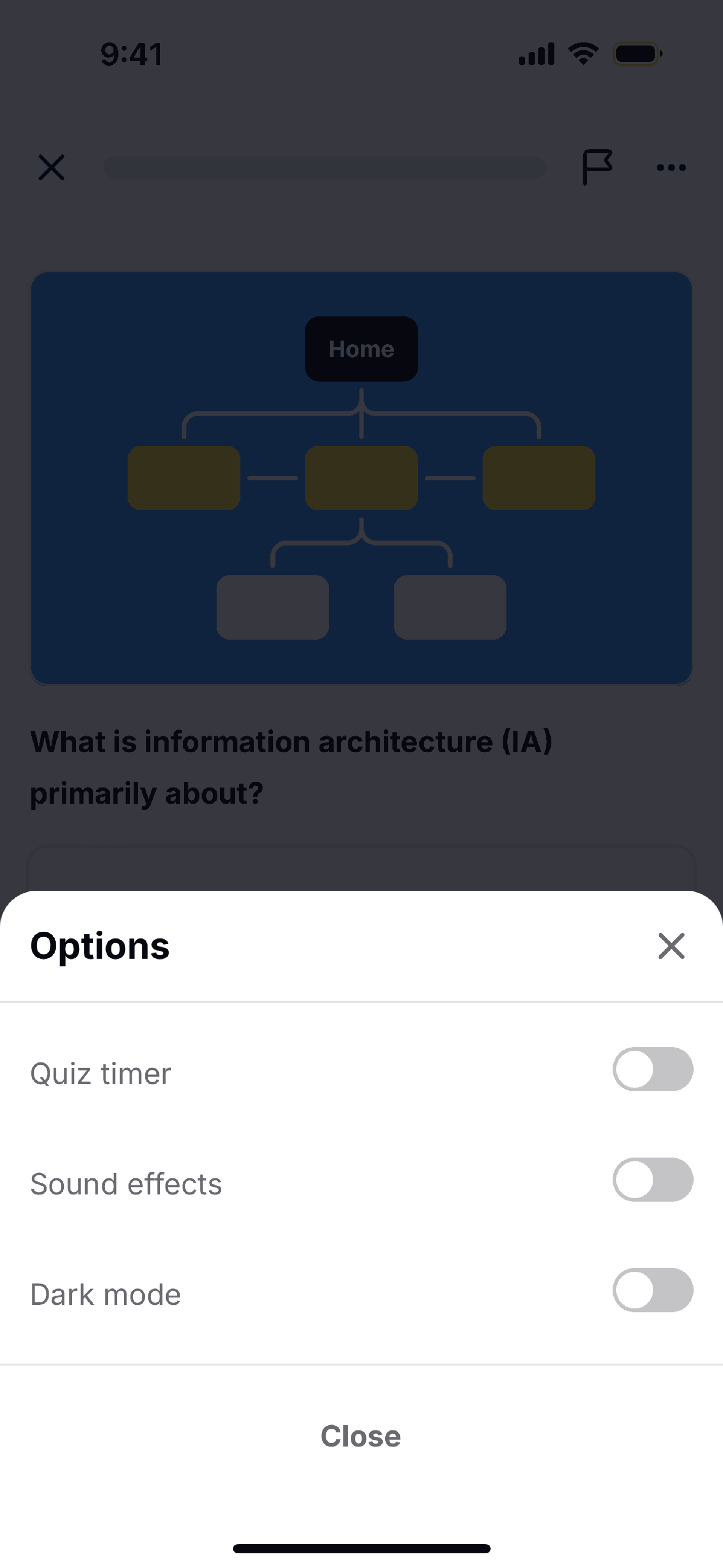 Uxcel Go iOS Education interface screenshot 15