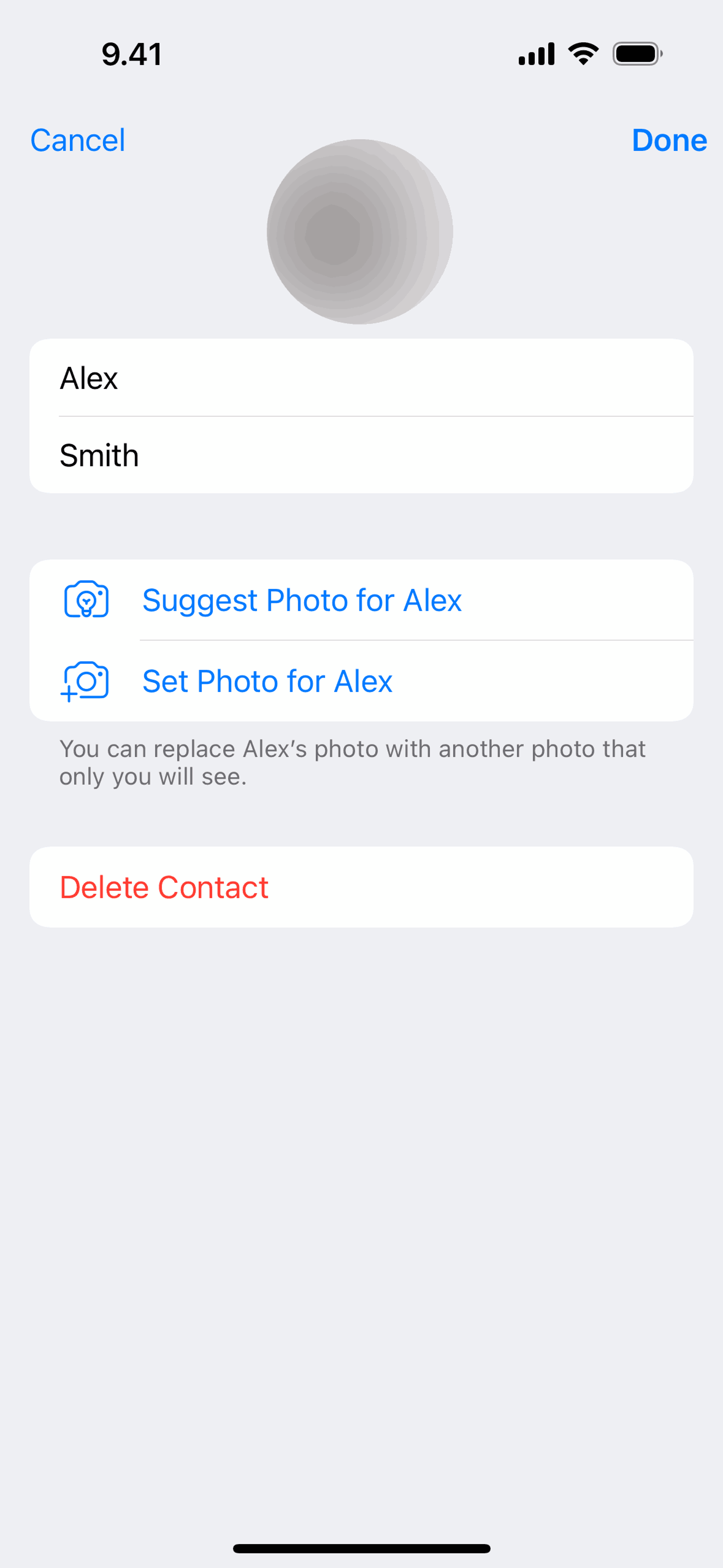 Telegram iOS Social Networking interface screenshot 7