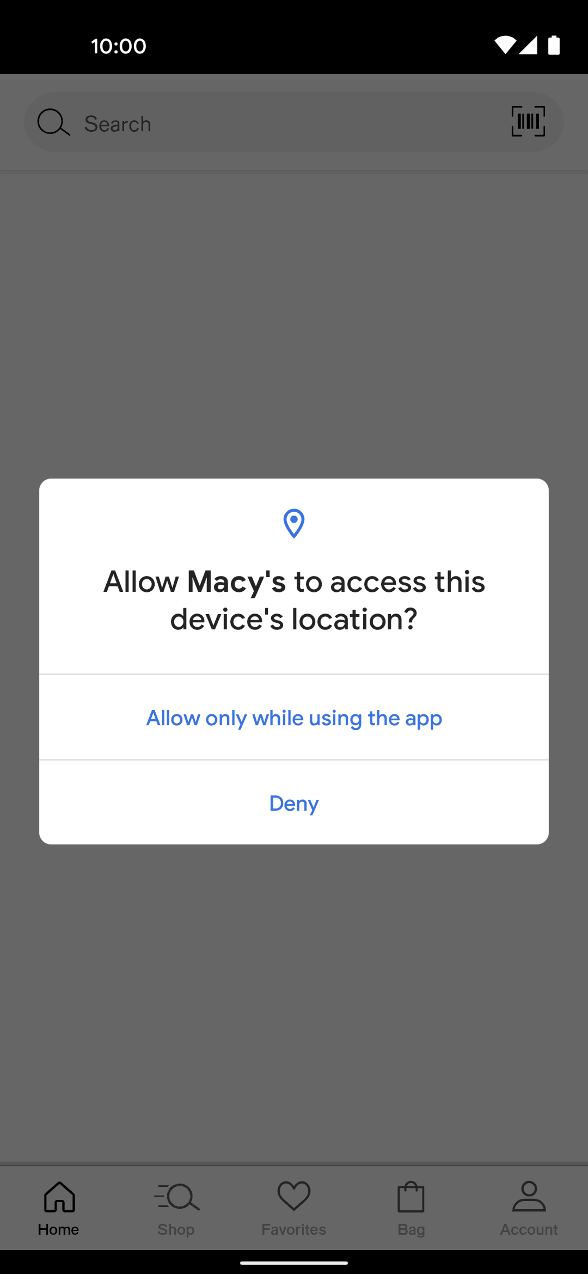 Macy's Android Shopping interface screenshot 3