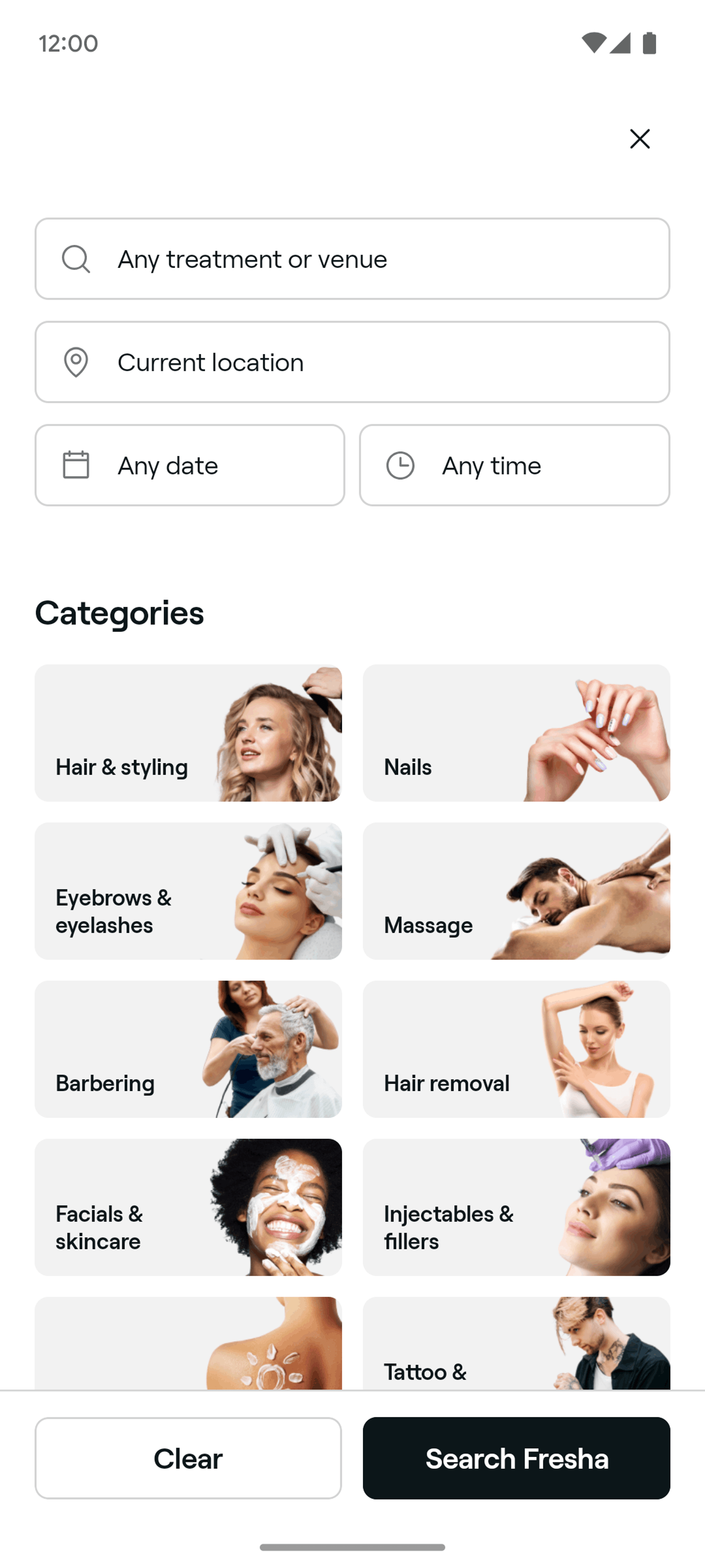 Fresha Android Lifestyle interface screenshot 23
