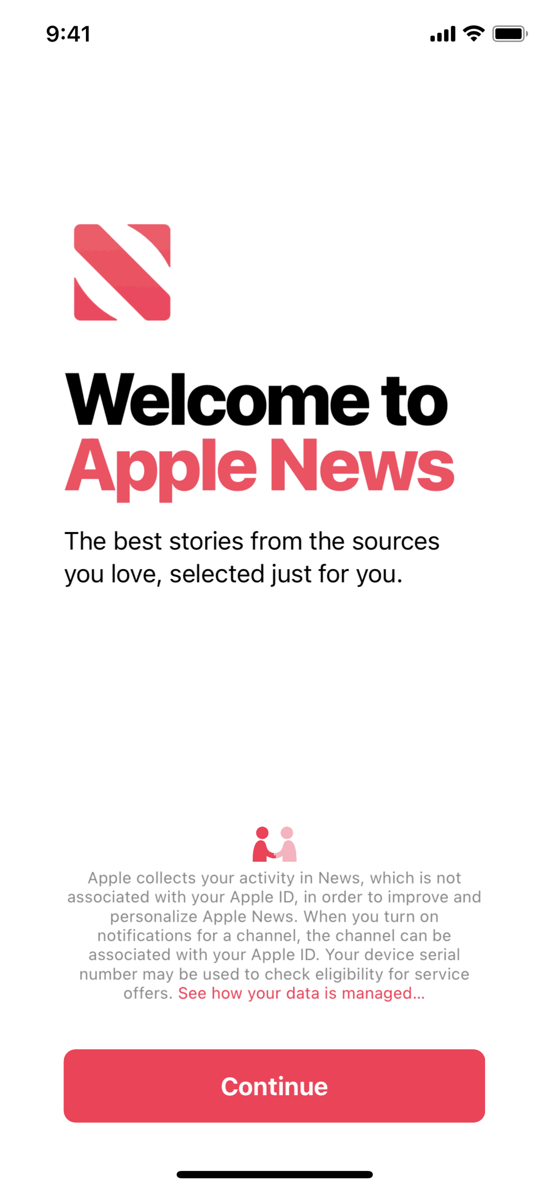 Apple News iOS News interface screenshot 2