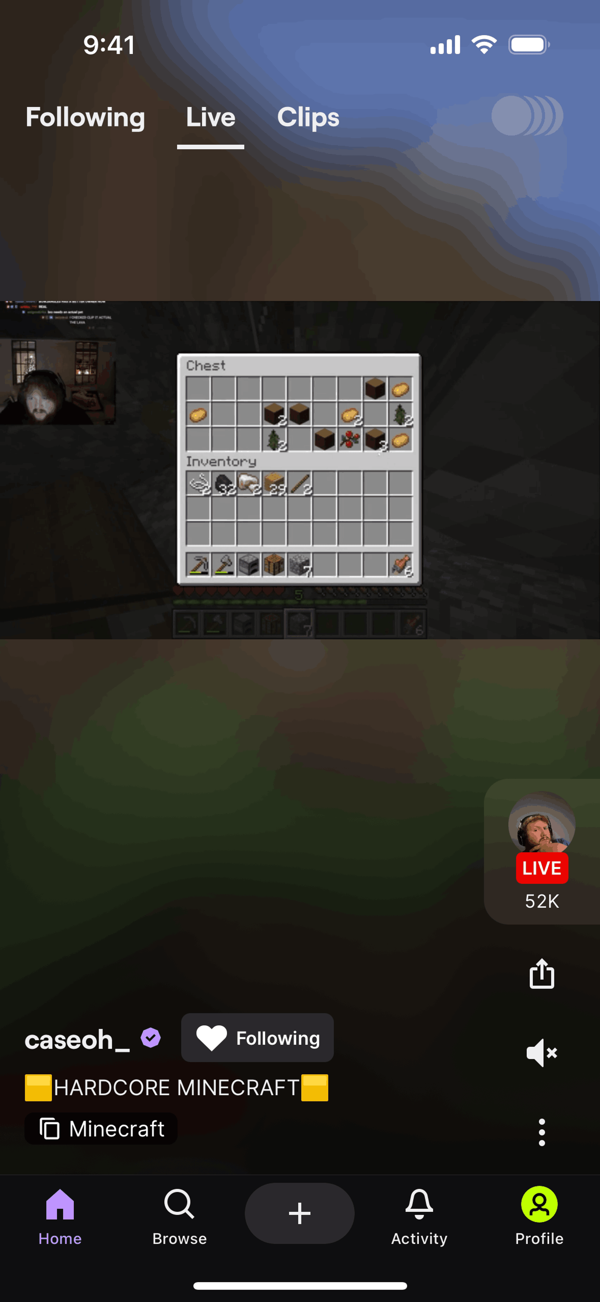 Twitch iOS Photo & Video interface screenshot 18