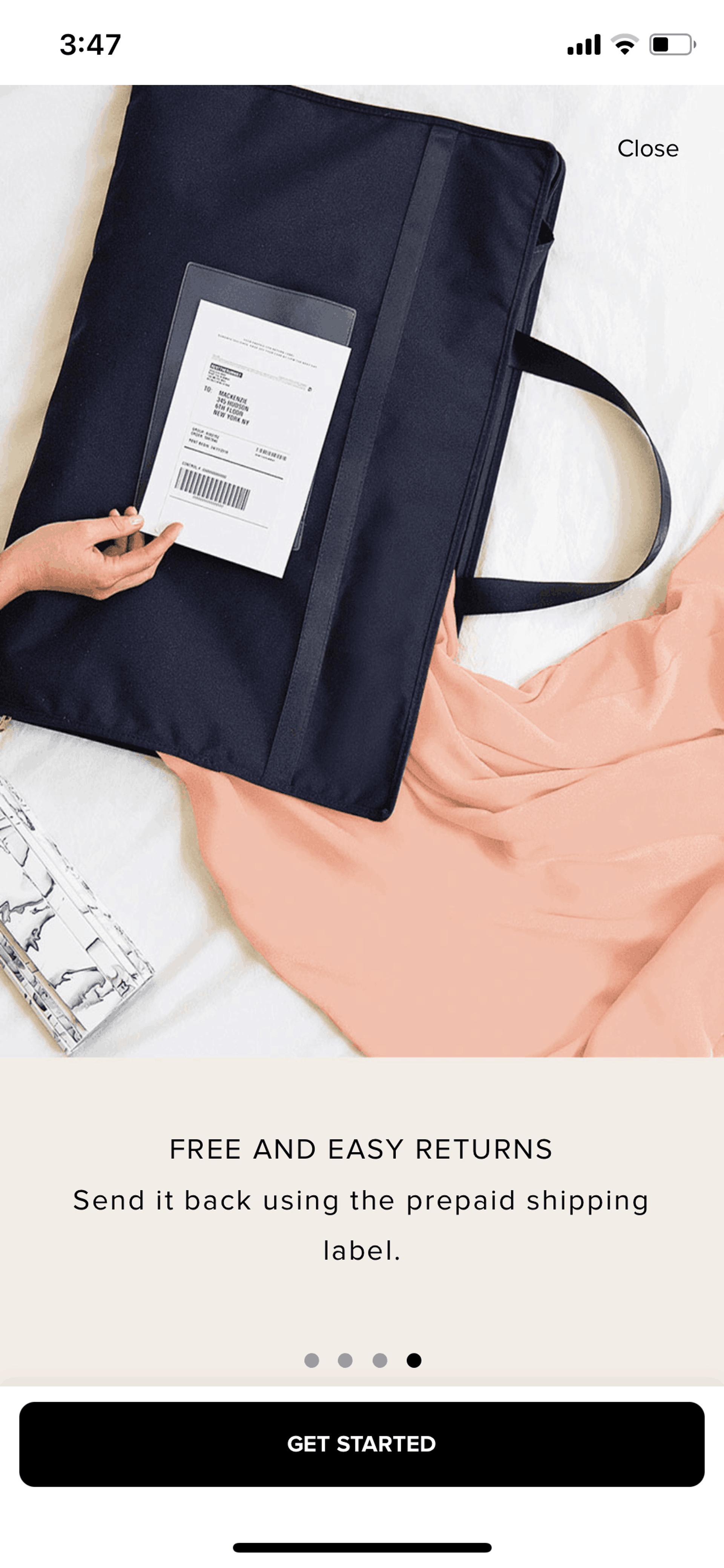 Rent the Runway iOS Shopping interface screenshot 5