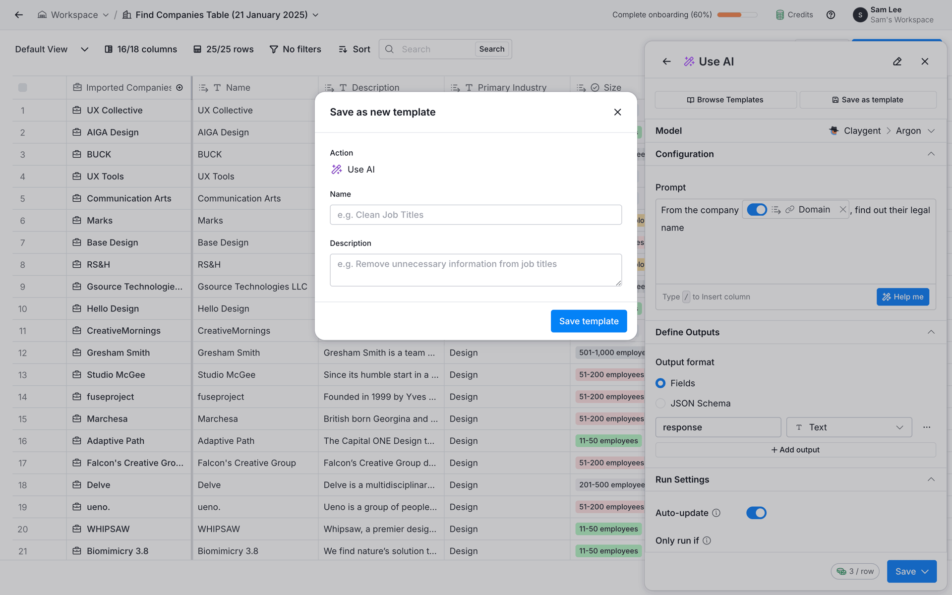 Clay Web Business interface screenshot 13