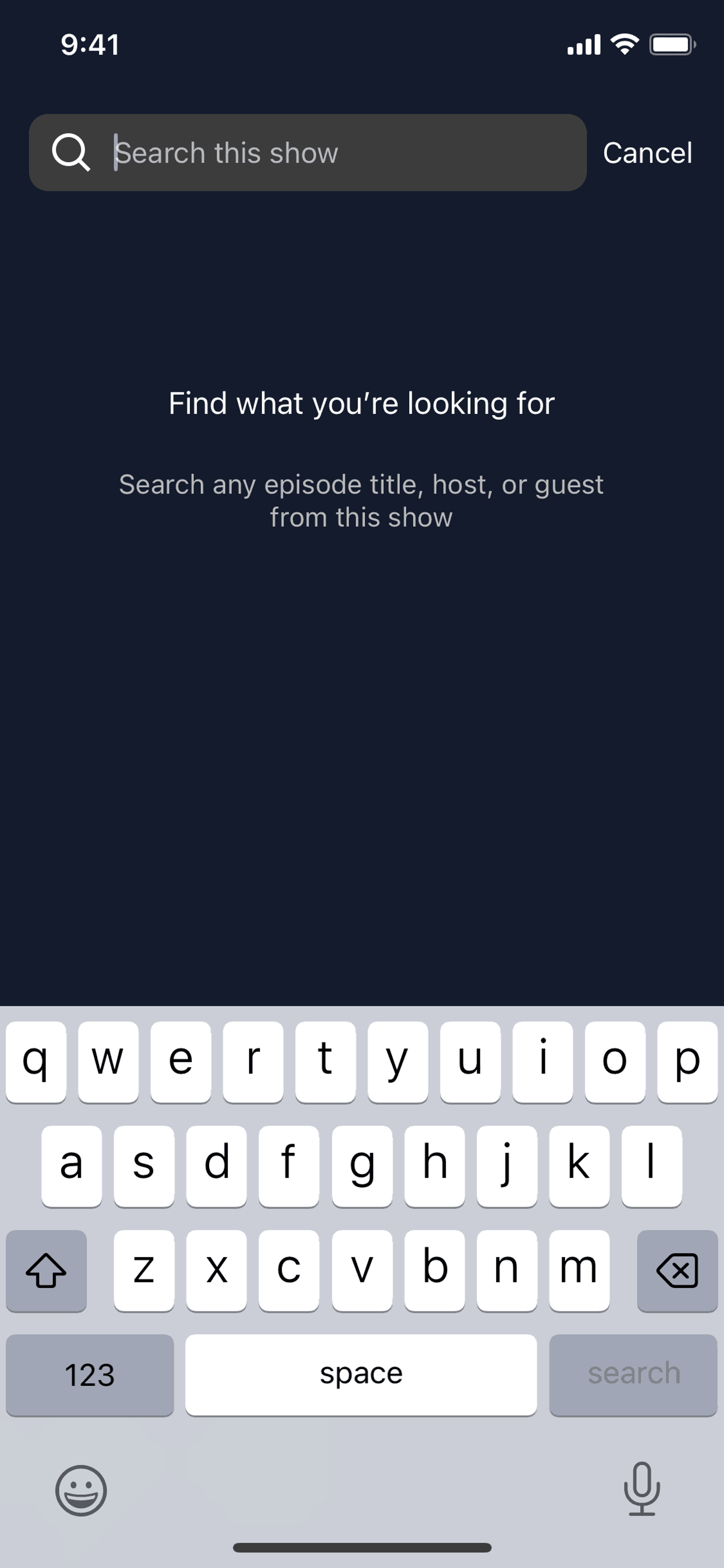 Luminary iOS Entertainment interface screenshot 14