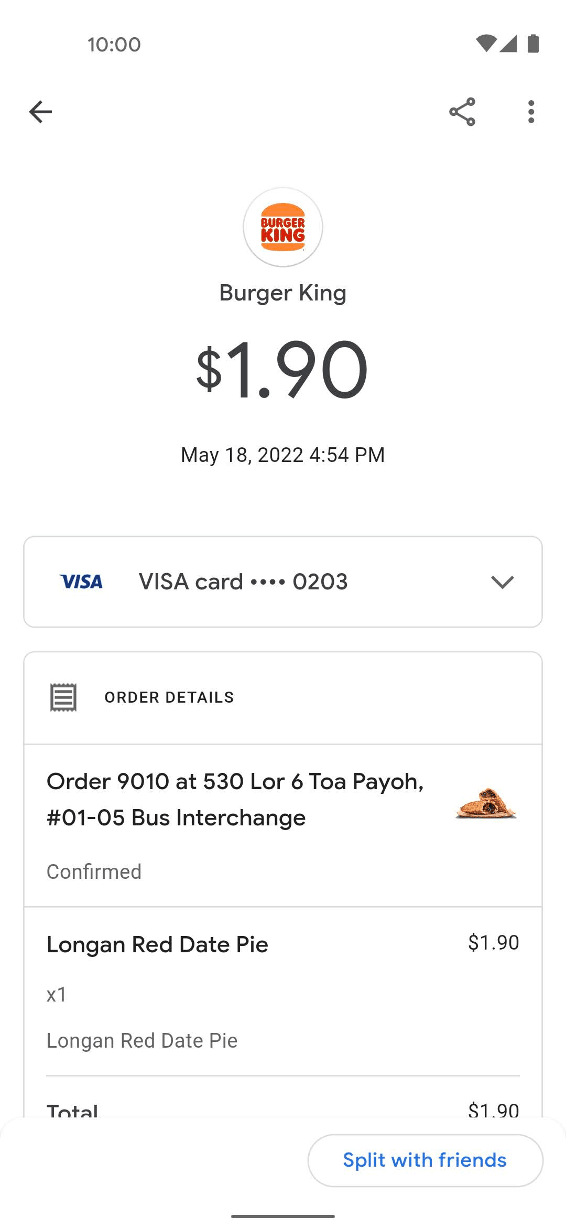 Google Pay Android Finance interface screenshot 10
