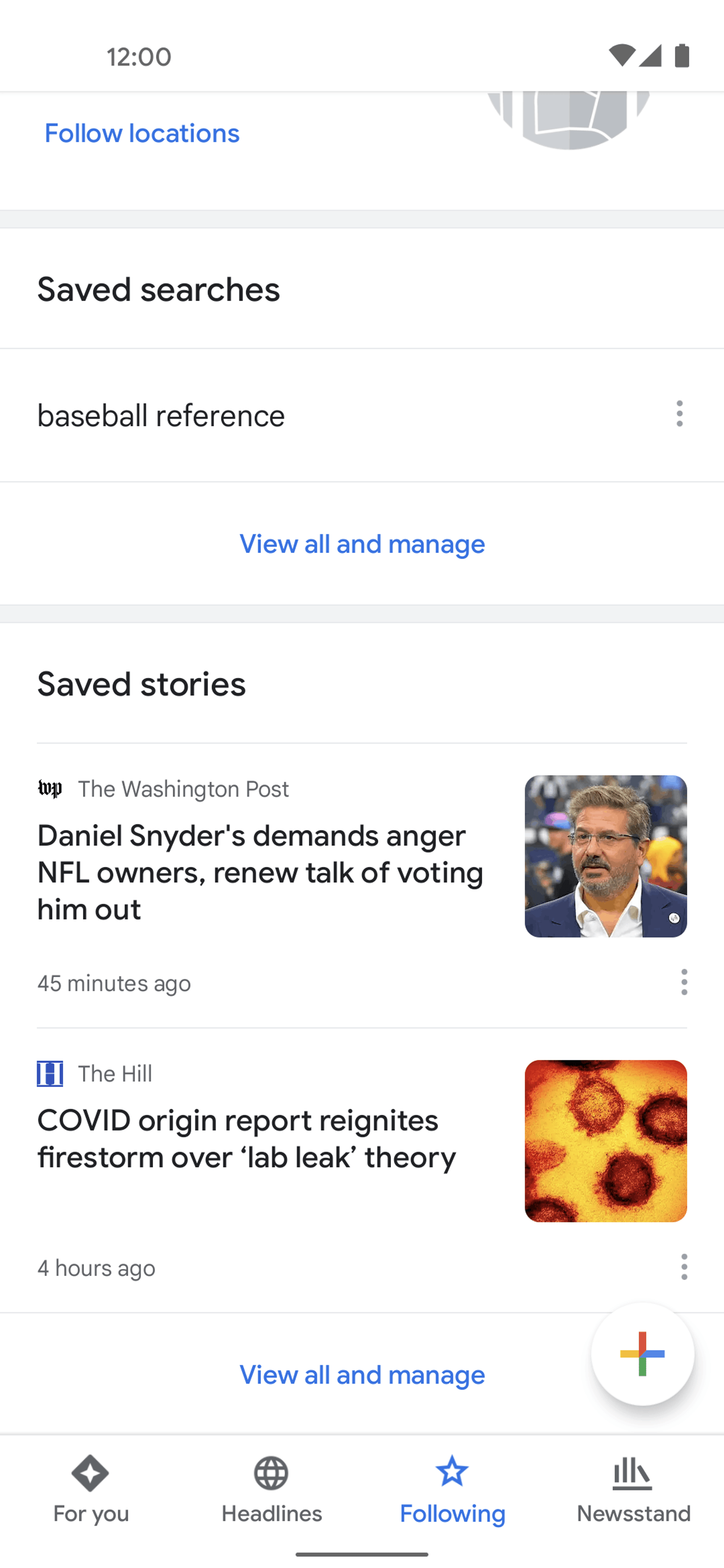 Google News Android News interface screenshot 17