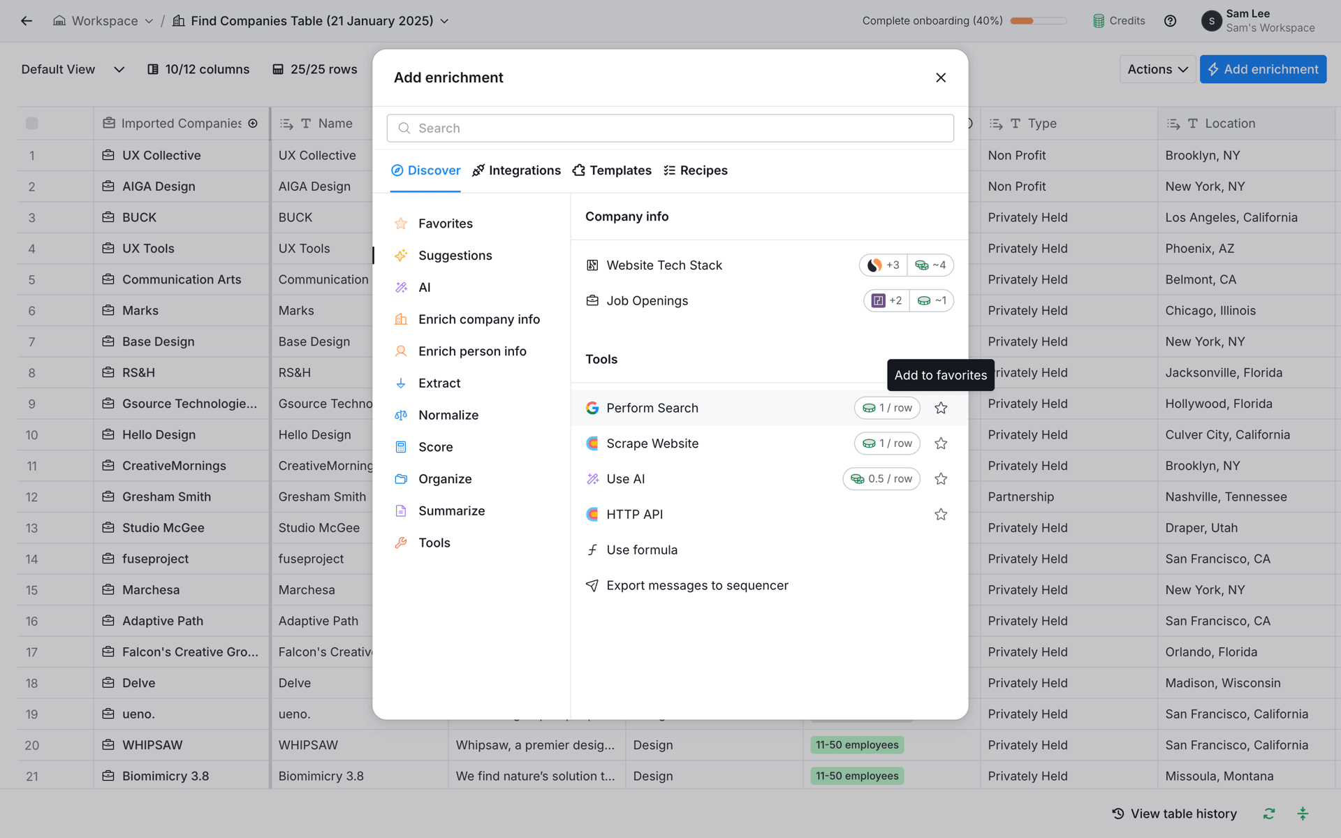 Clay Web Business interface screenshot 19
