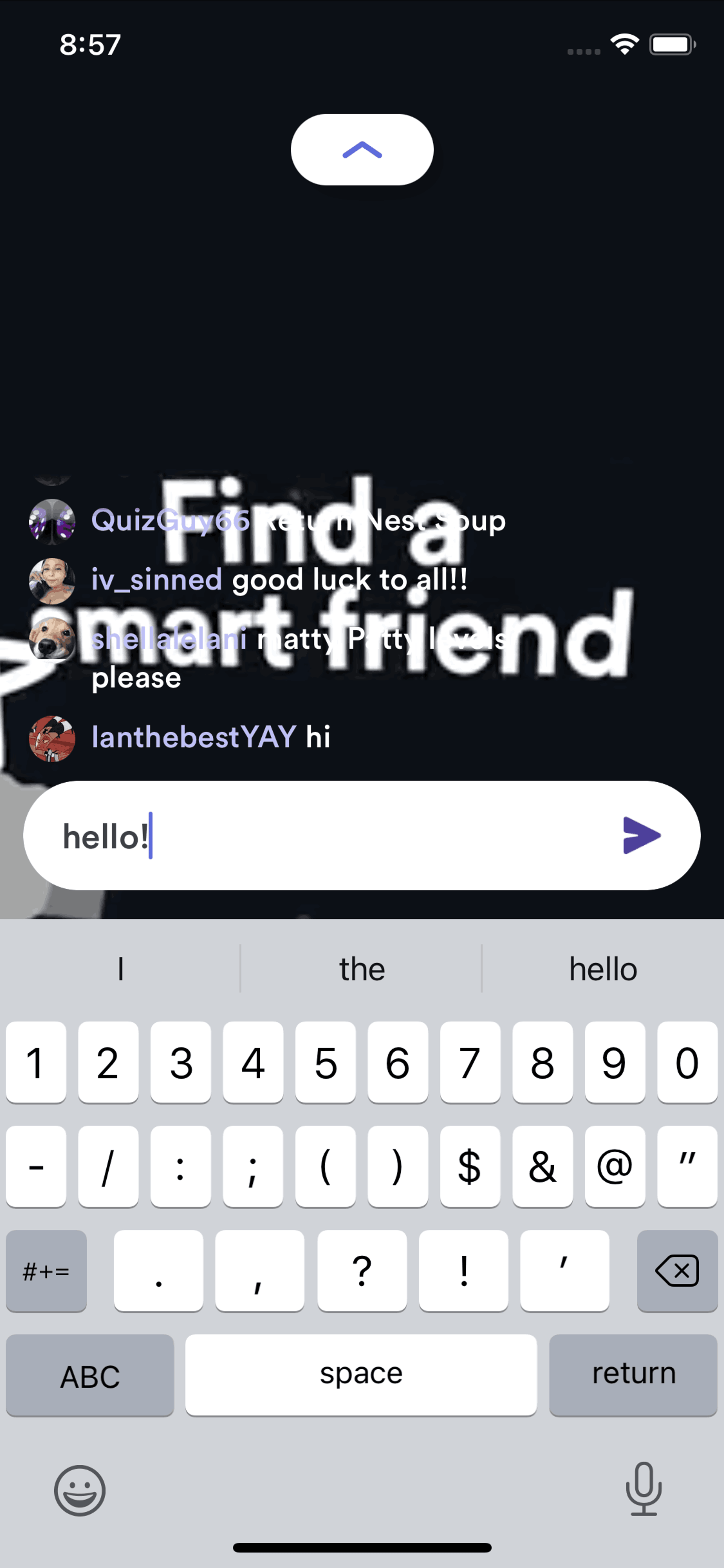 HQ Trivia iOS Entertainment interface screenshot 15