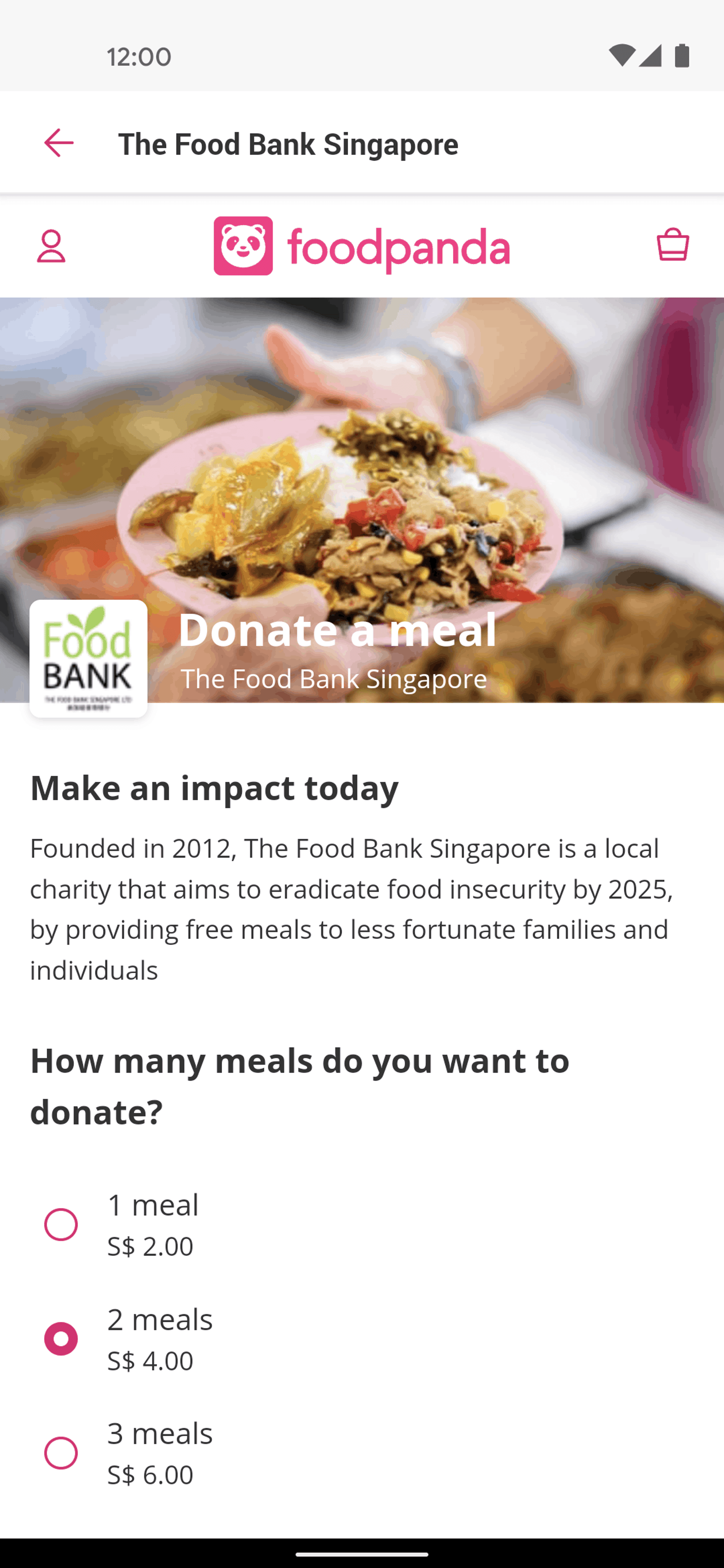 foodpanda Android Food & Drink interface screenshot 8