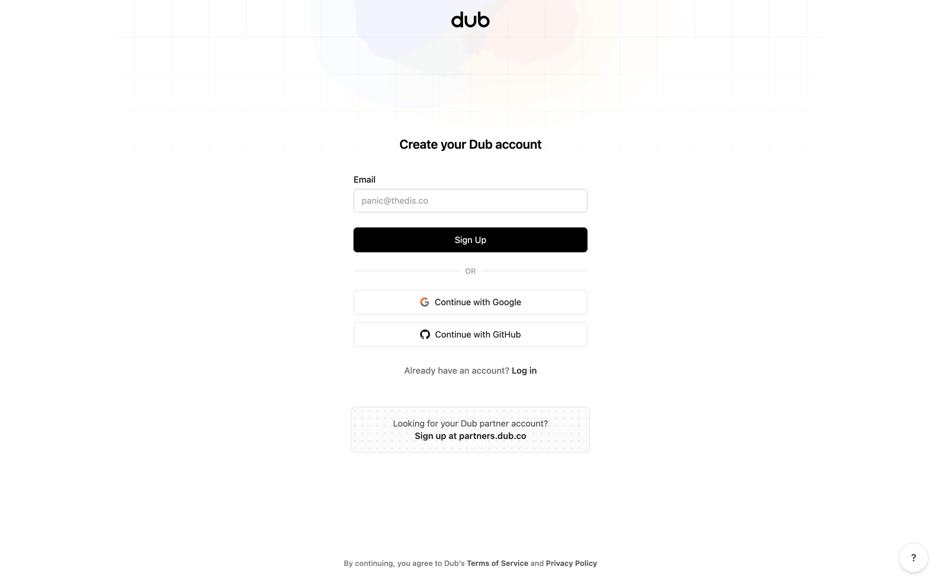 Dub Web Business interface screenshot 4