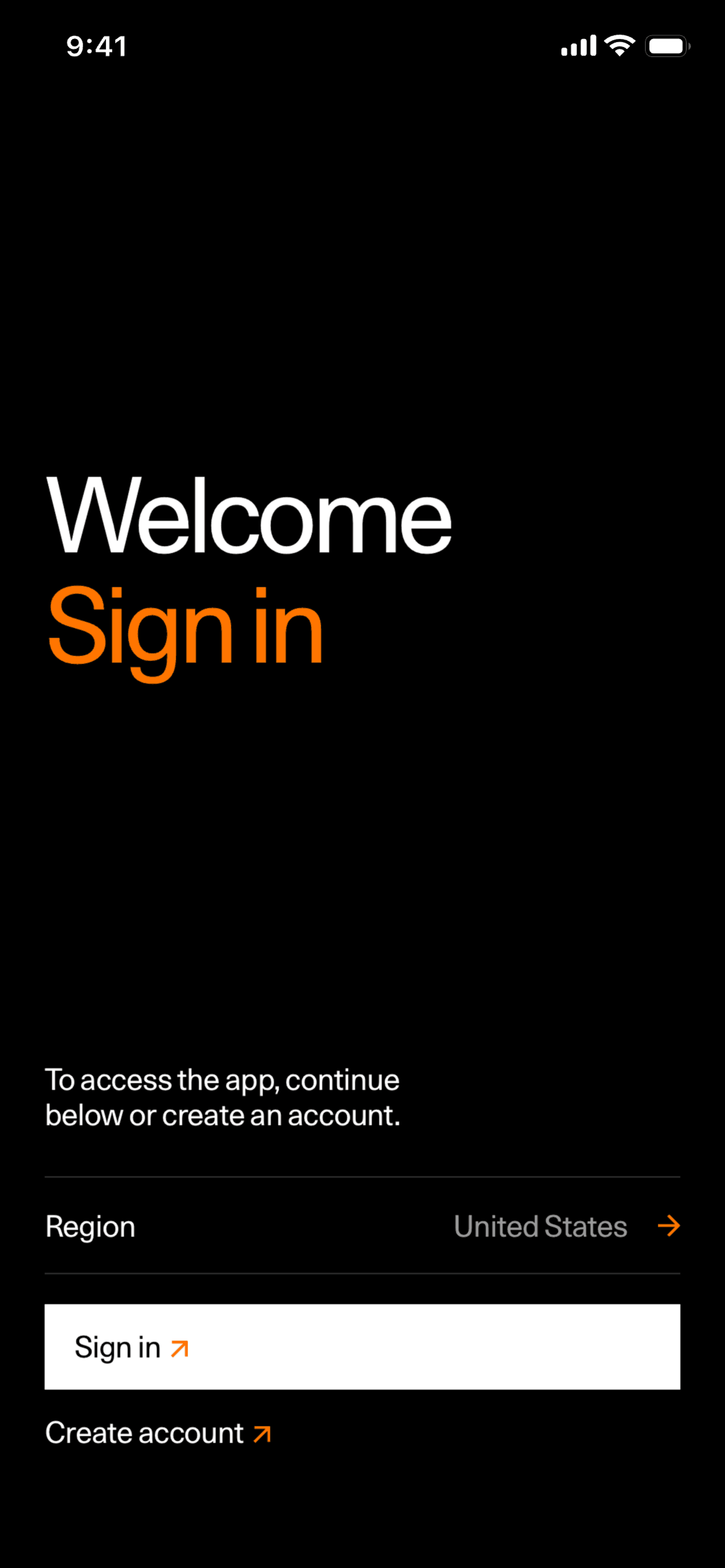 Polestar iOS Lifestyle interface screenshot 1