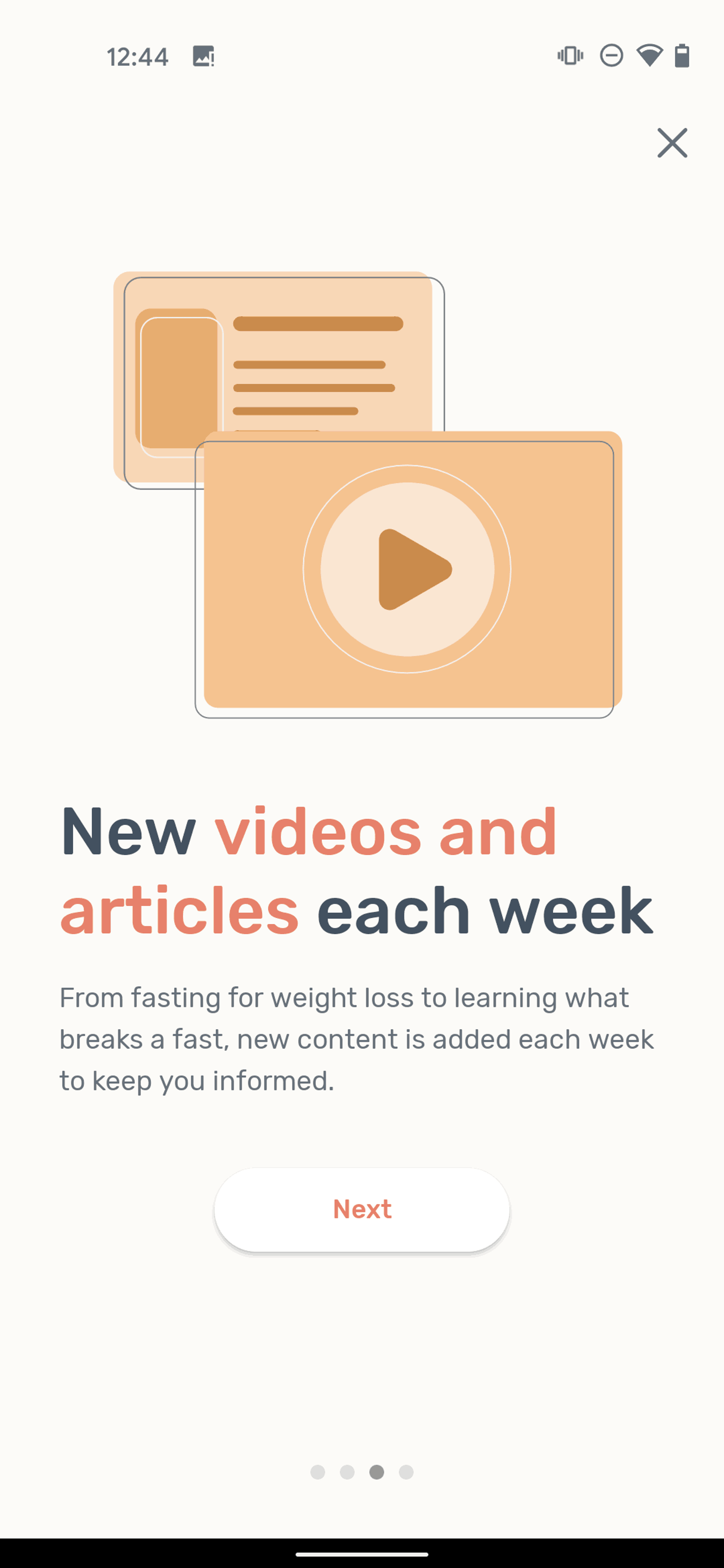 Zero Android Health & Fitness interface screenshot 23