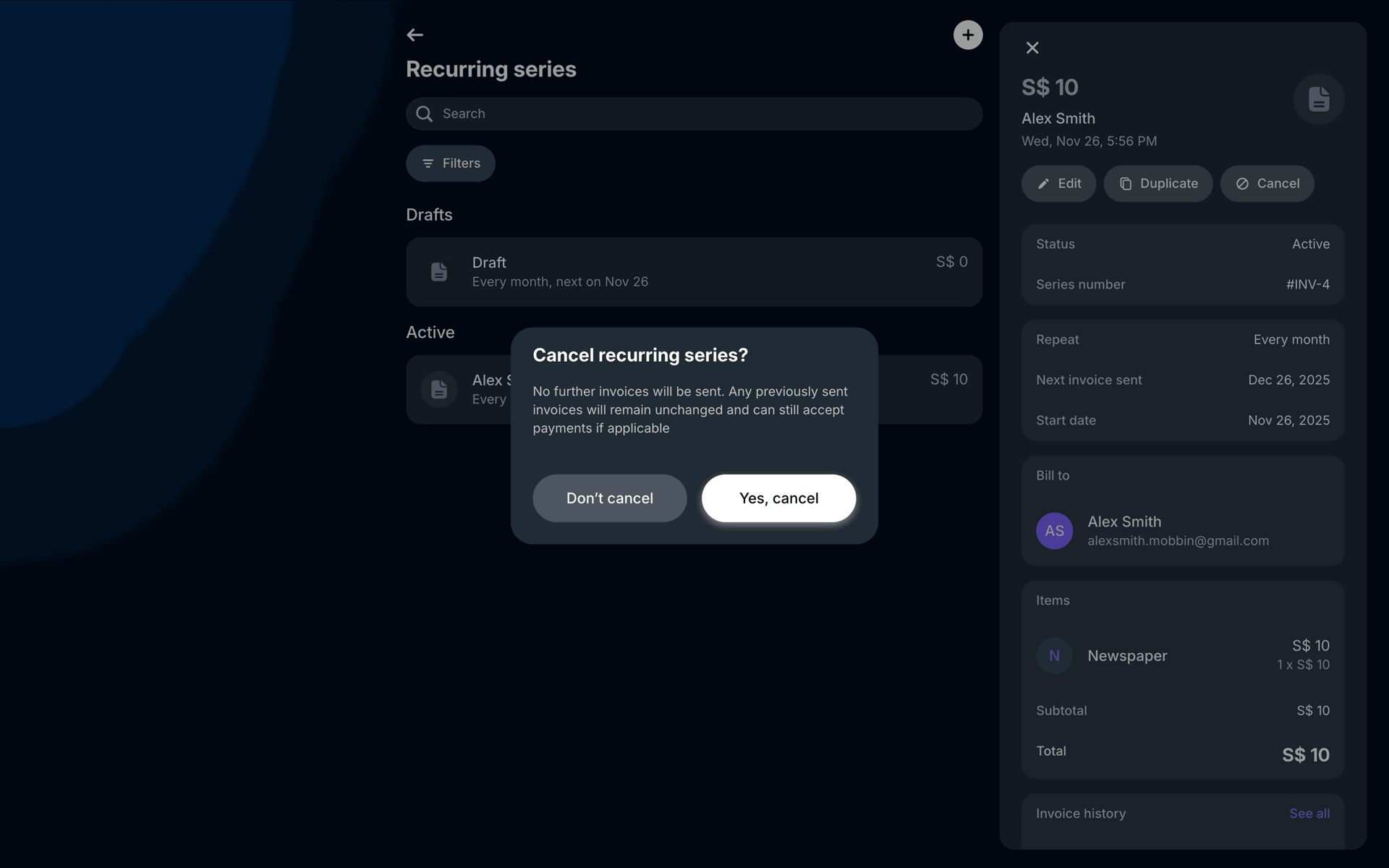 Revolut Business Web Finance interface screenshot 19