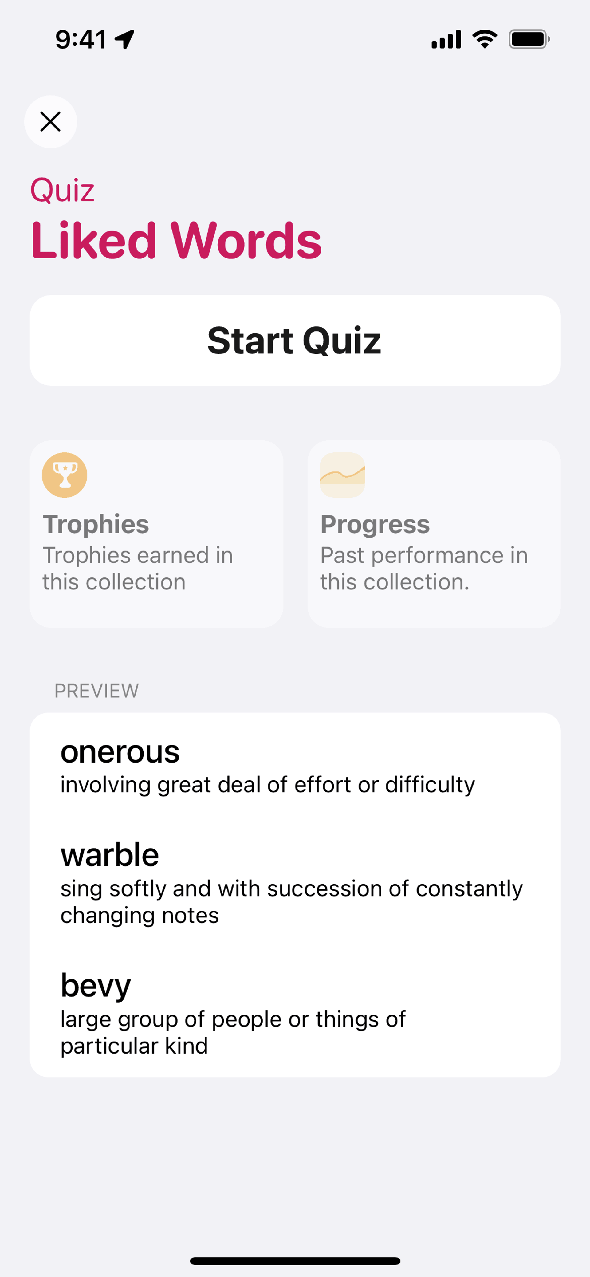 LookUp iOS Reference interface screenshot 16