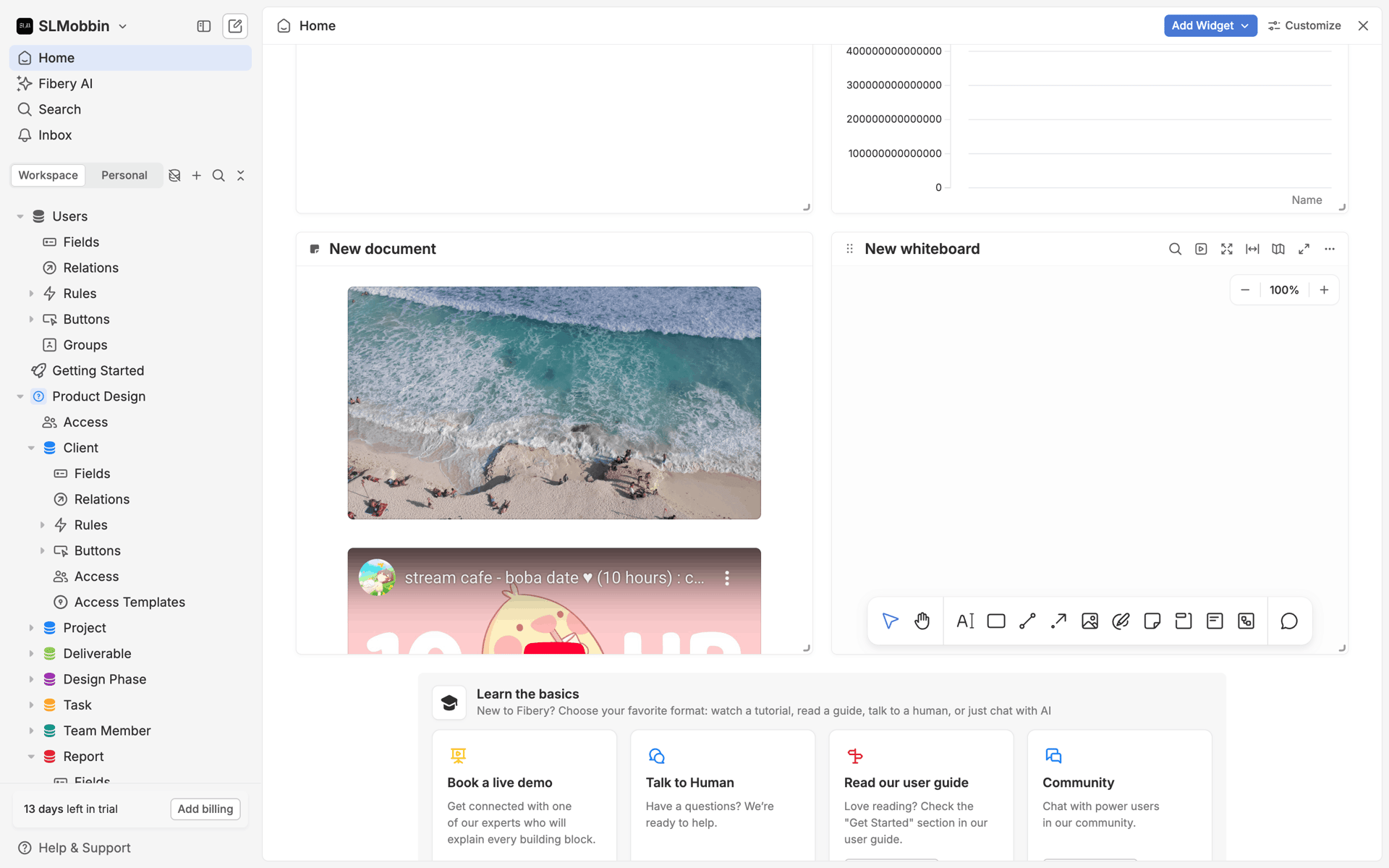 Fibery Web Productivity interface screenshot 15