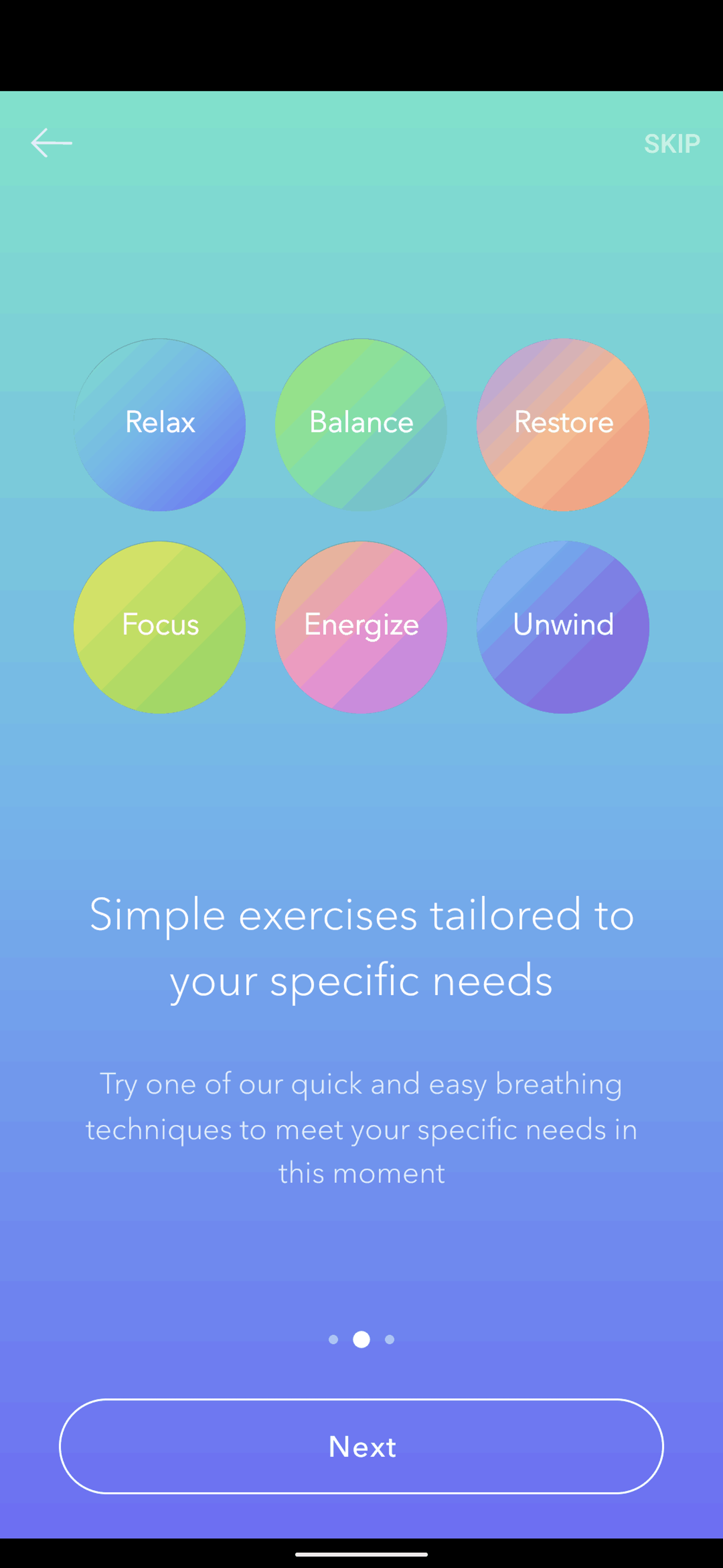 Calm Android Health & Fitness interface screenshot 20