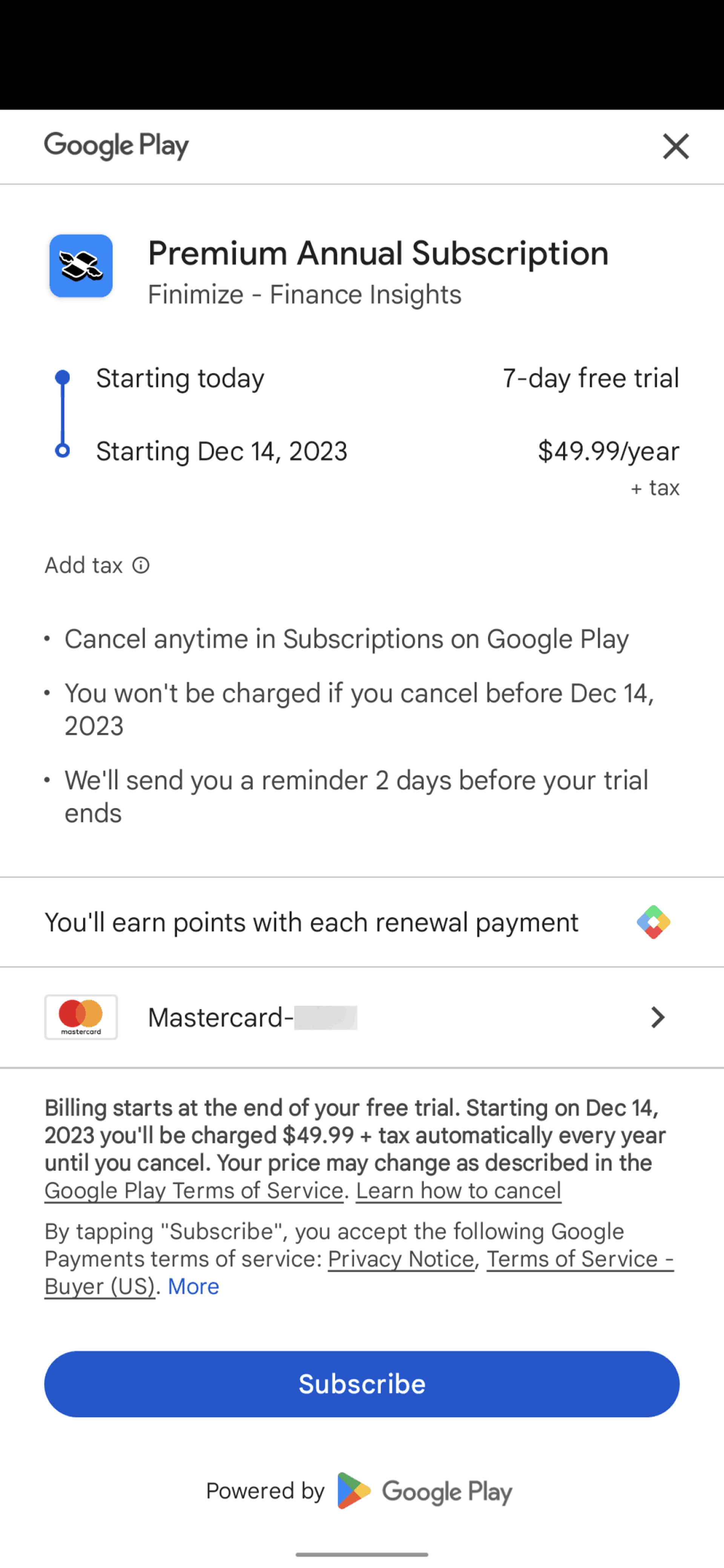 Finimize Android Finance interface screenshot 2