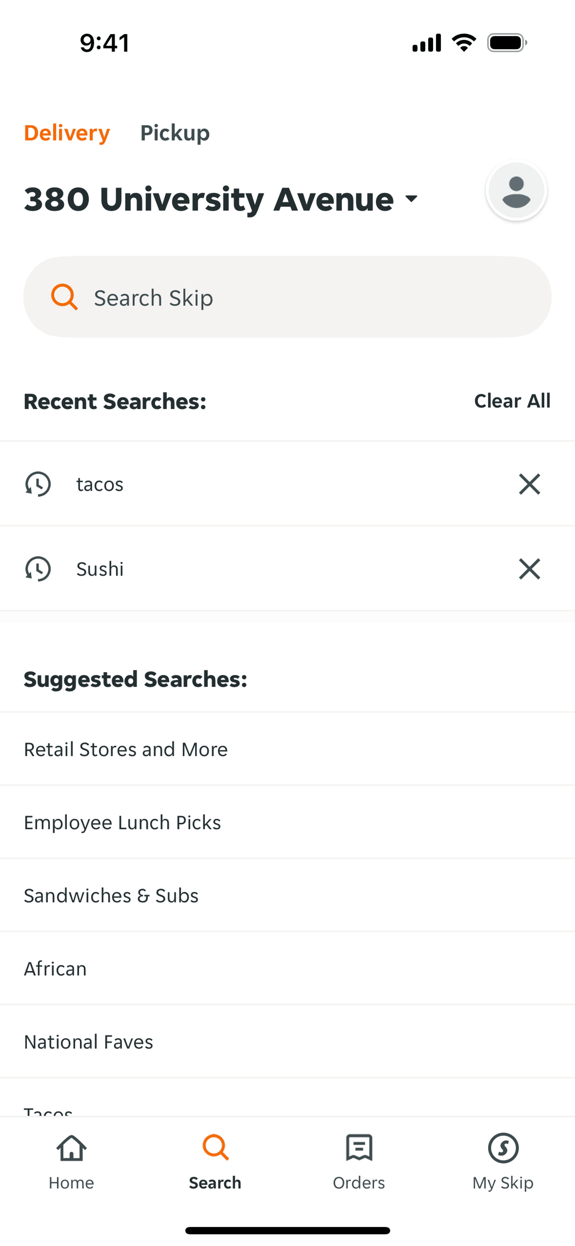 Skip iOS Food & Drink interface screenshot 20