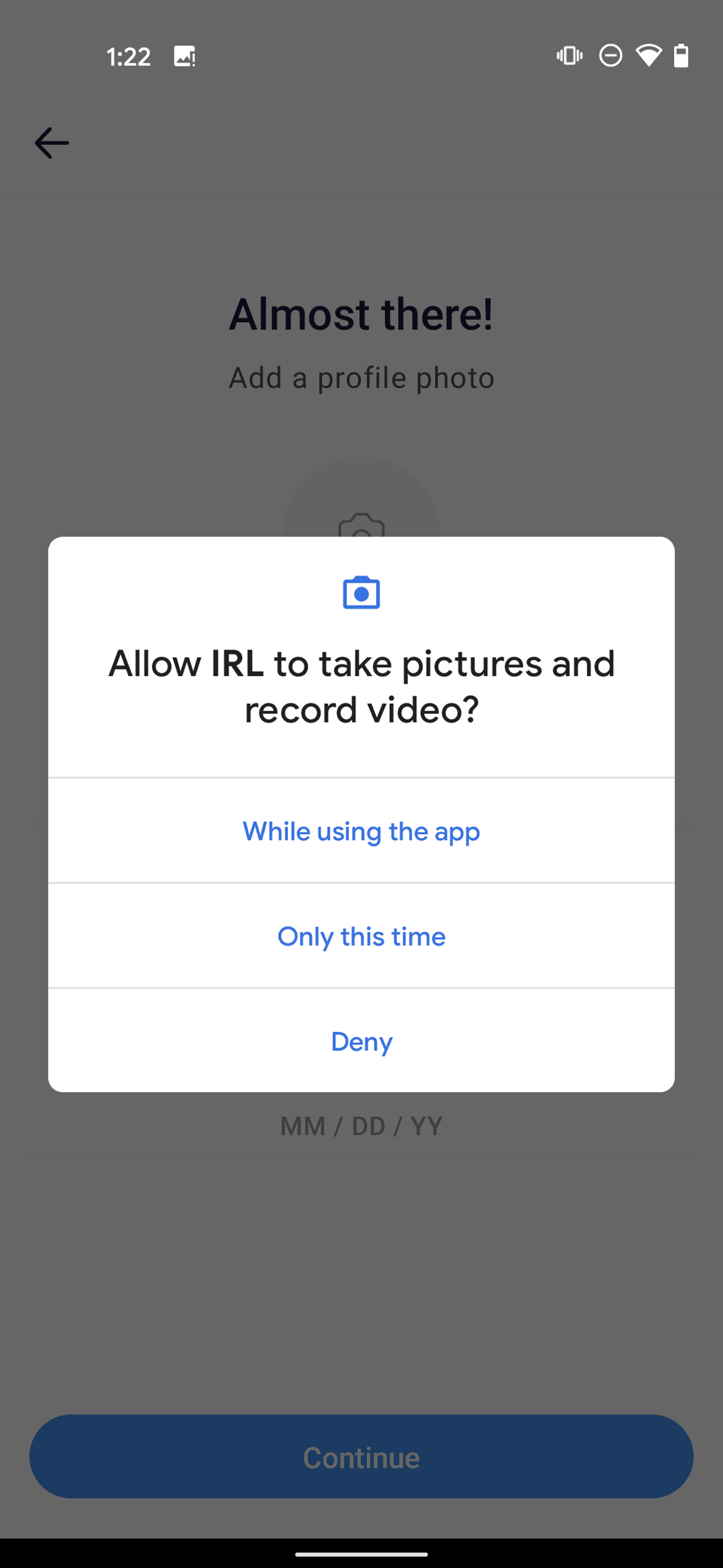 IRL Android Social Networking interface screenshot 22