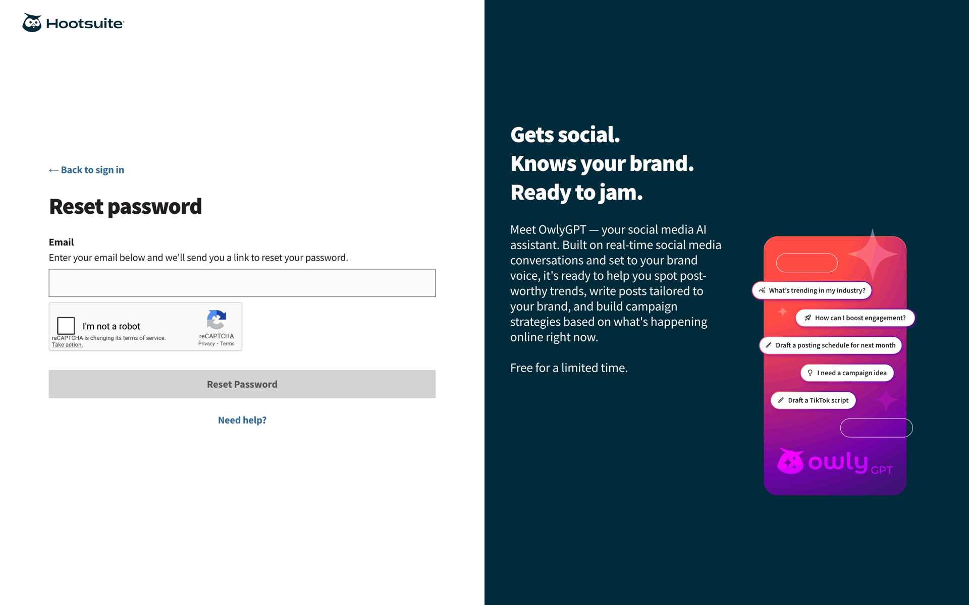 Hootsuite Web Business interface screenshot 16