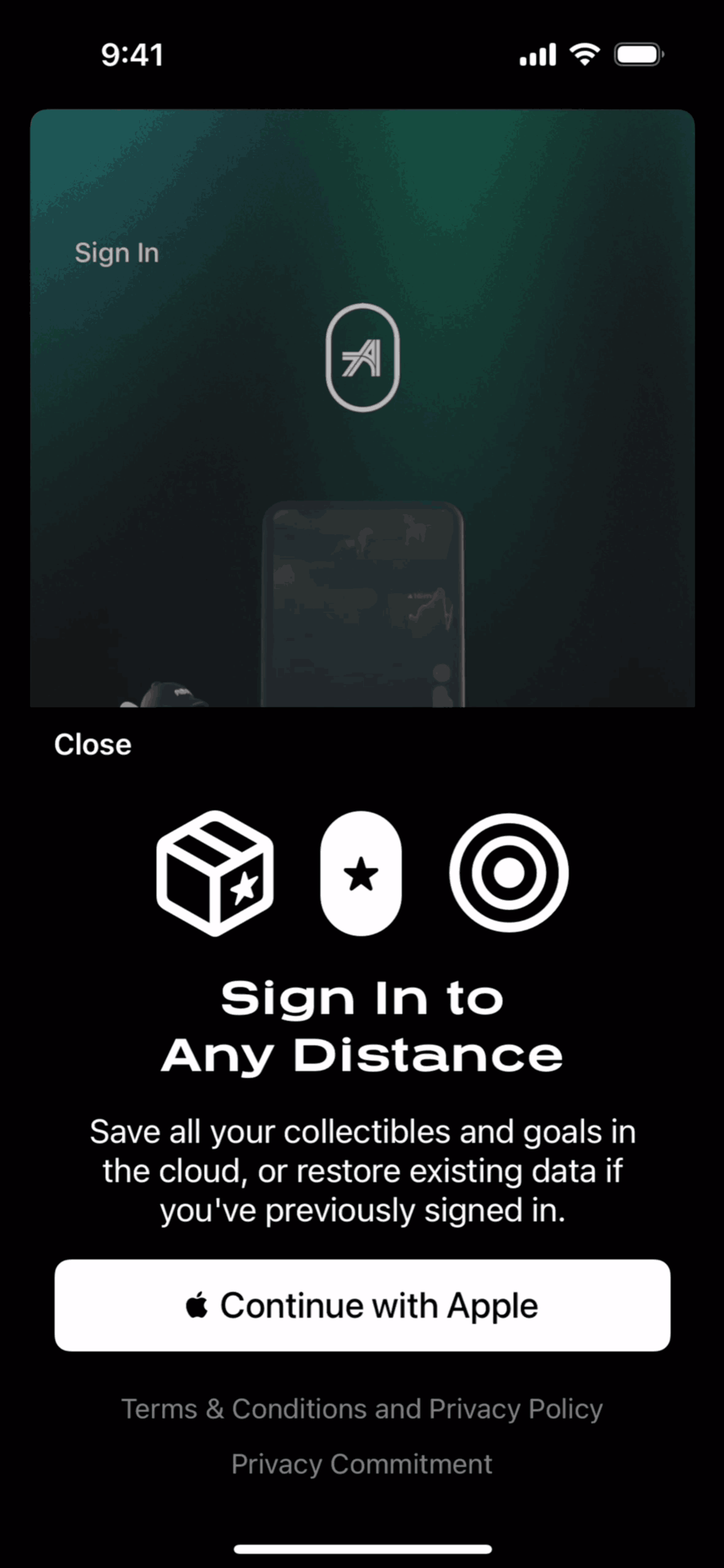 Any Distance iOS Health & Fitness interface screenshot 15