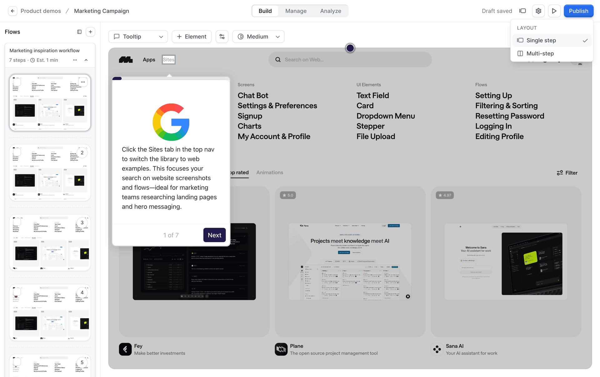 Navattic Web Business interface screenshot 5