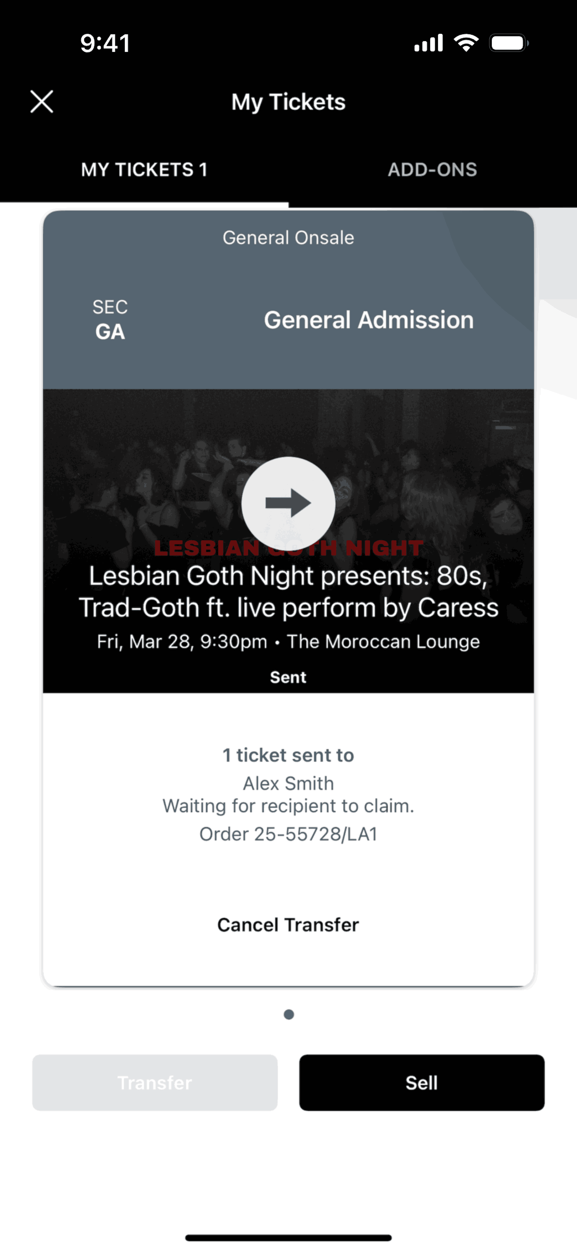 Live Nation iOS Music & Audio interface screenshot 3
