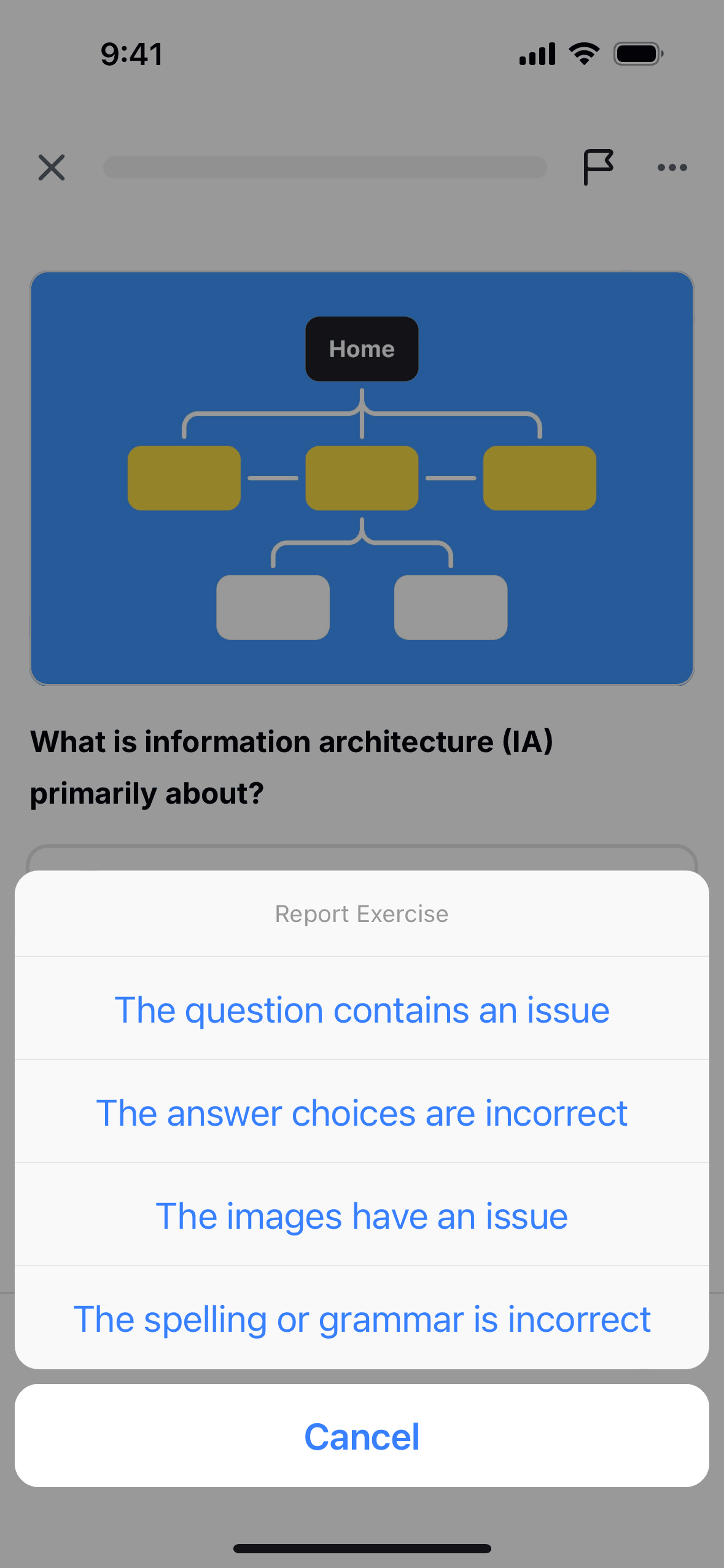 Uxcel Go iOS Education interface screenshot 14