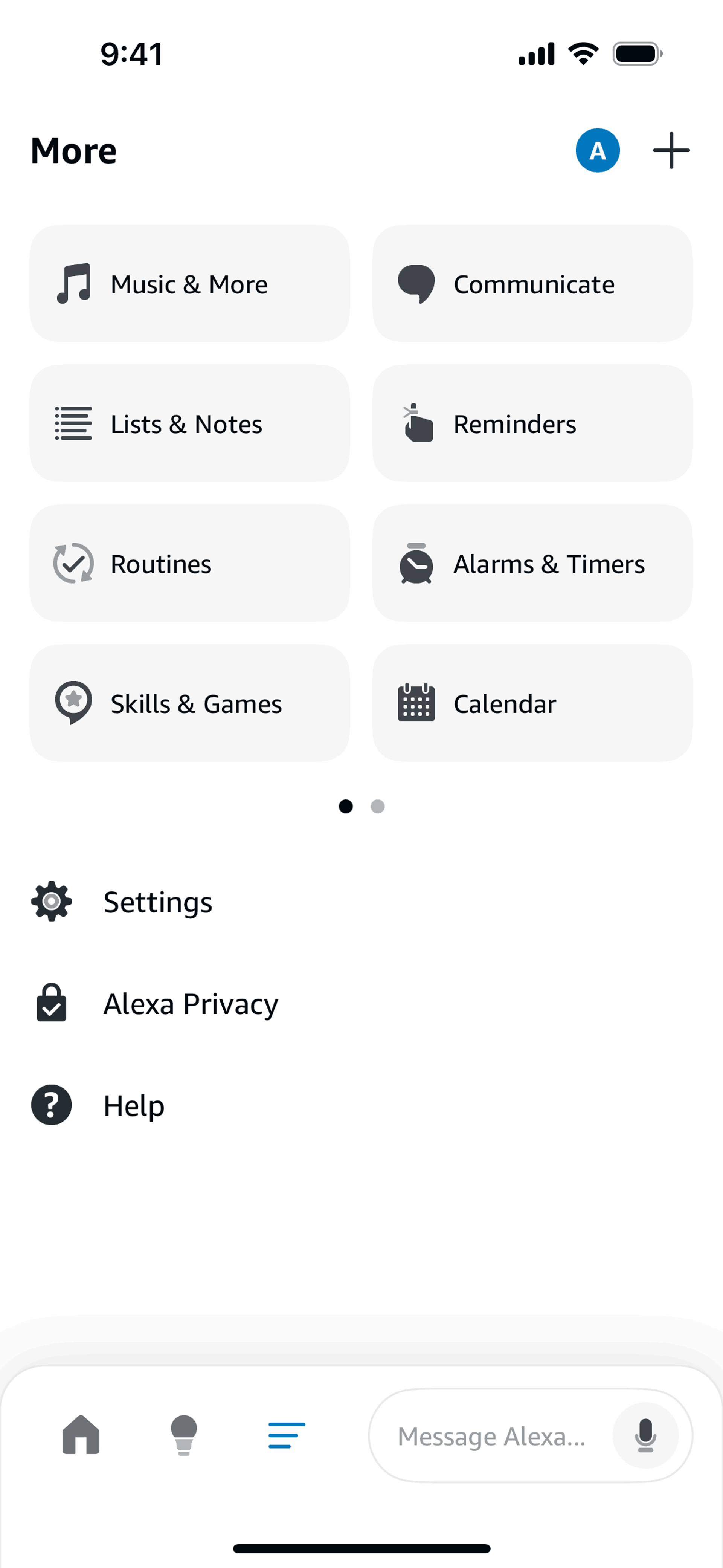 Amazon Alexa iOS Lifestyle interface screenshot 19