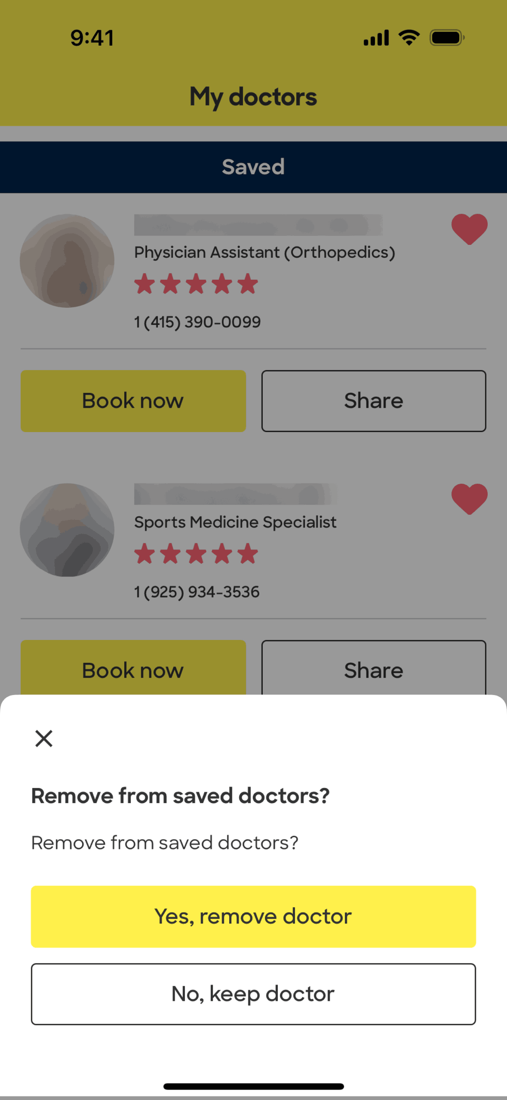 Zocdoc iOS Medical interface screenshot 7