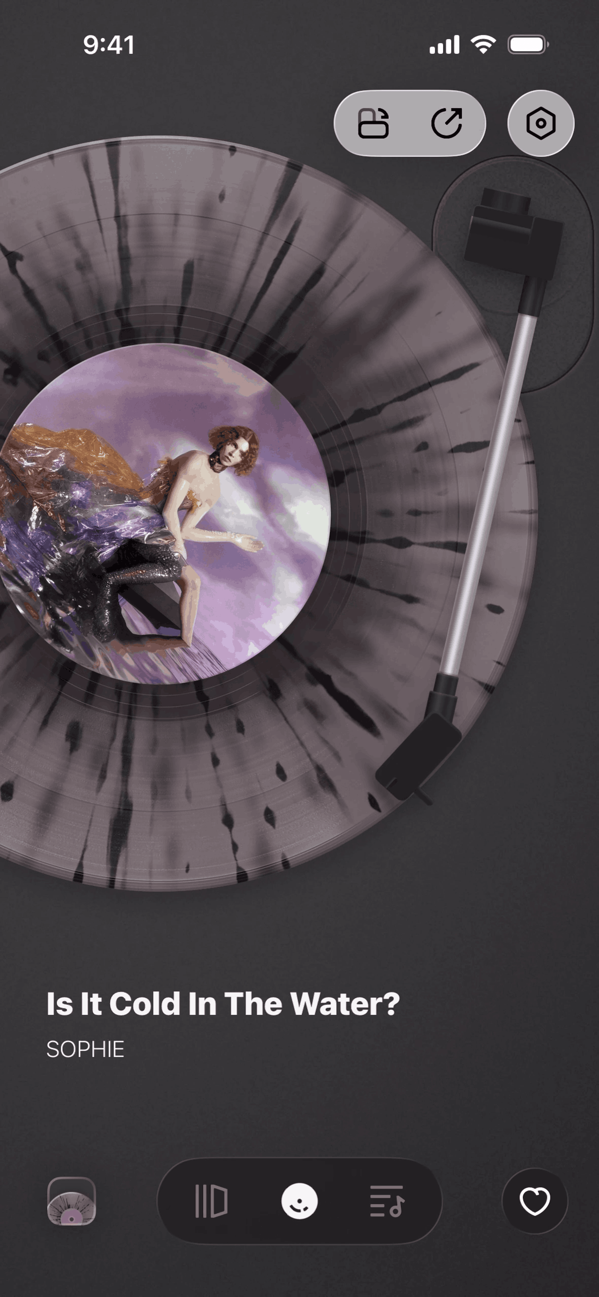 MD Vinyl iOS Music & Audio interface screenshot 6