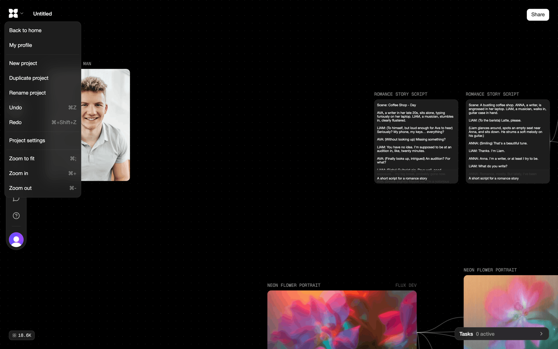 FLORA Web AI interface screenshot 9