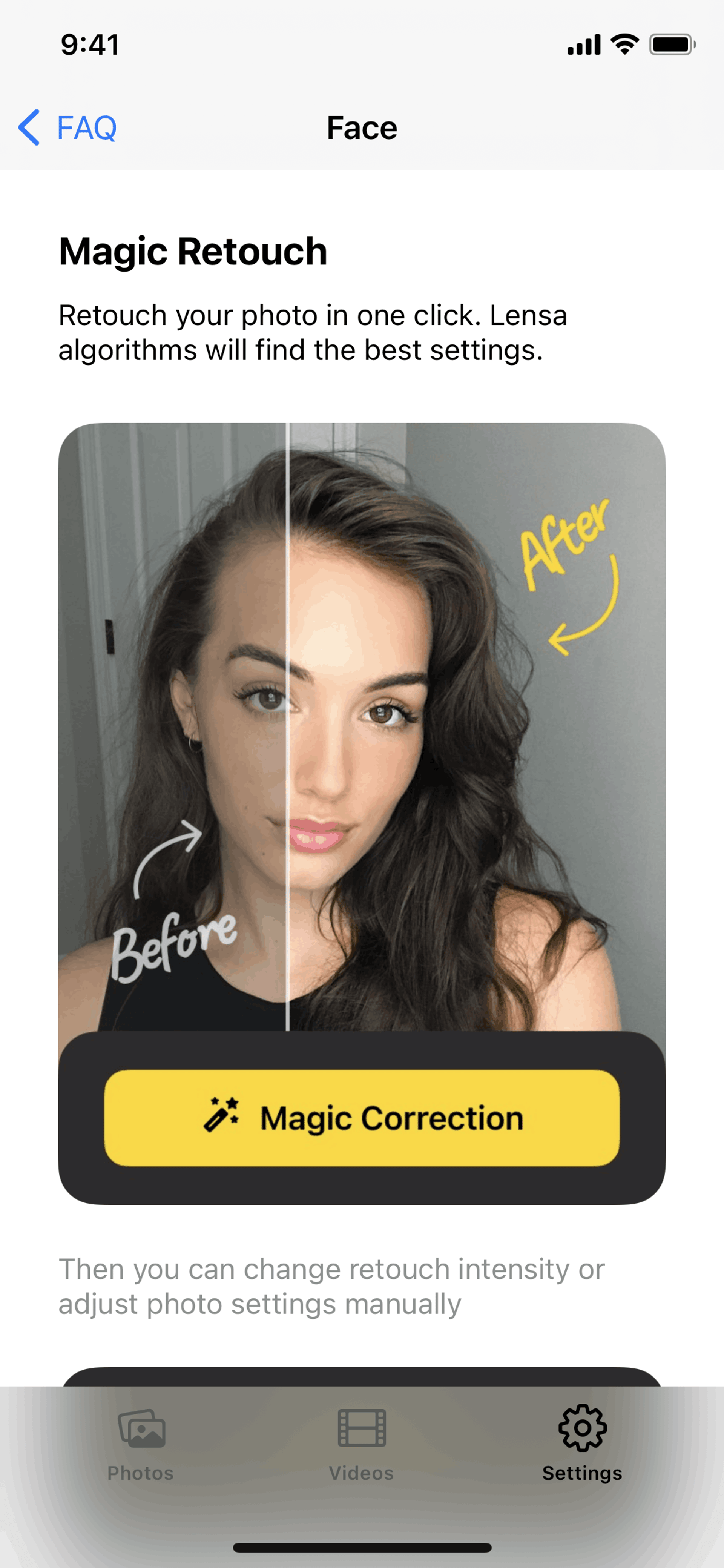 Lensa AI iOS Photo & Video interface screenshot 8