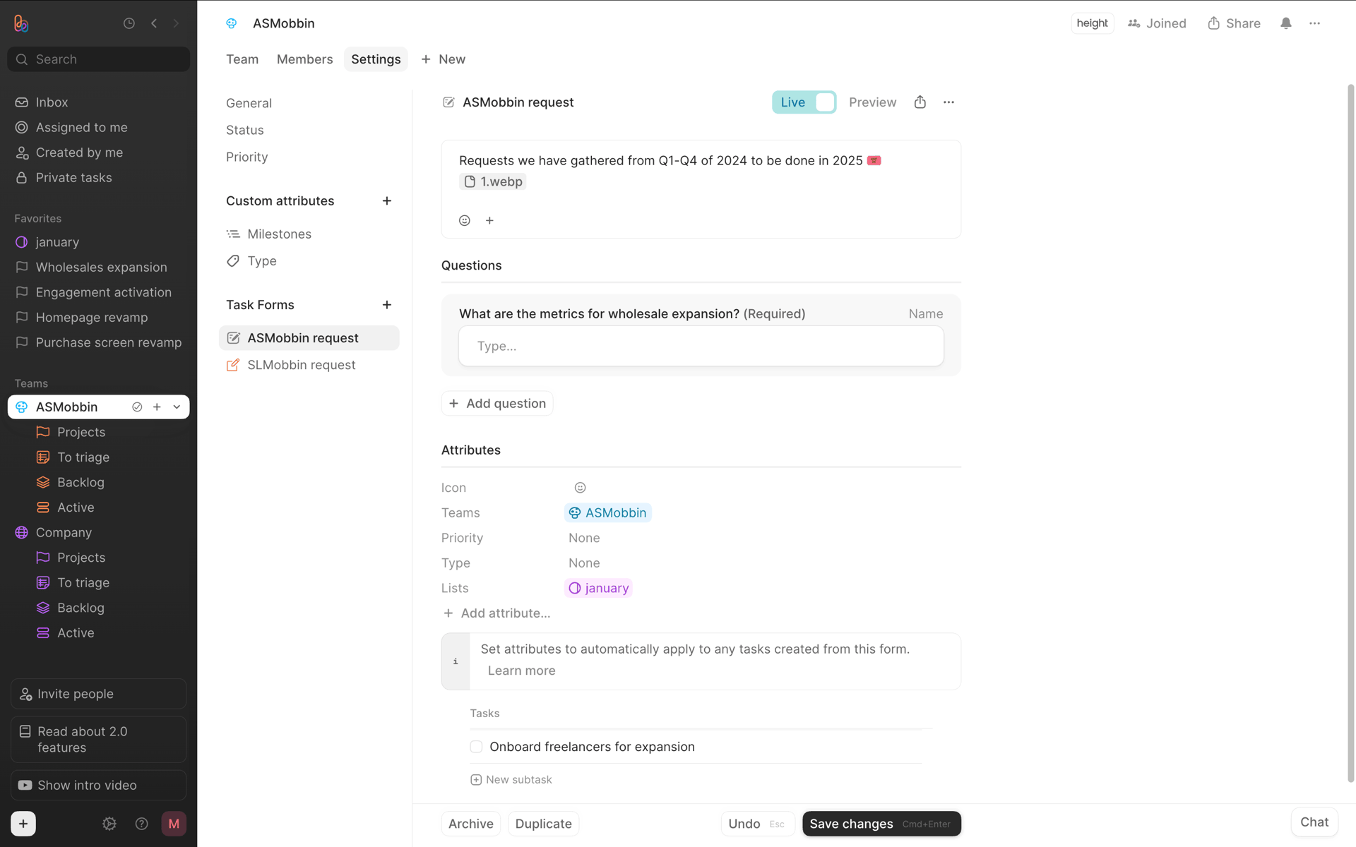 Height Web Business interface screenshot 21