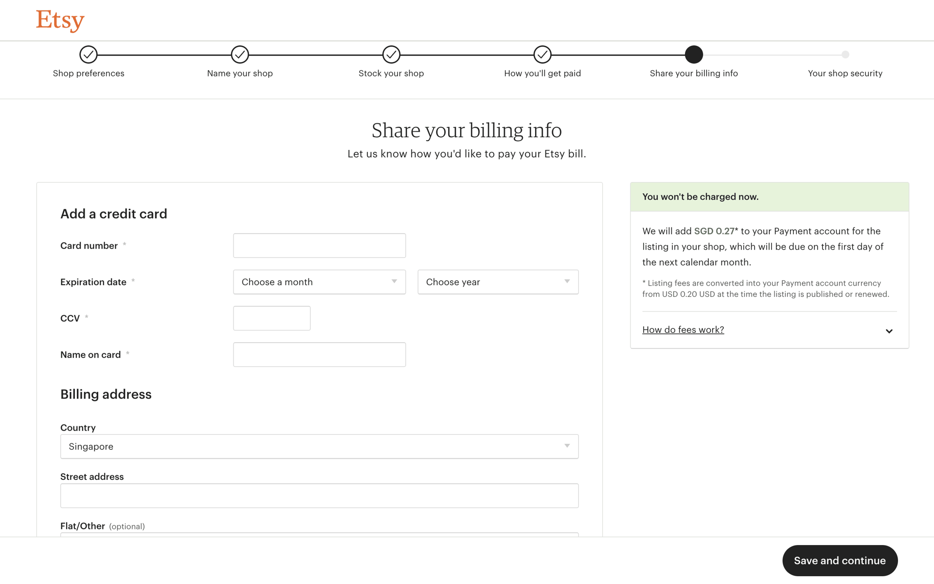 Etsy Web Business interface screenshot 20