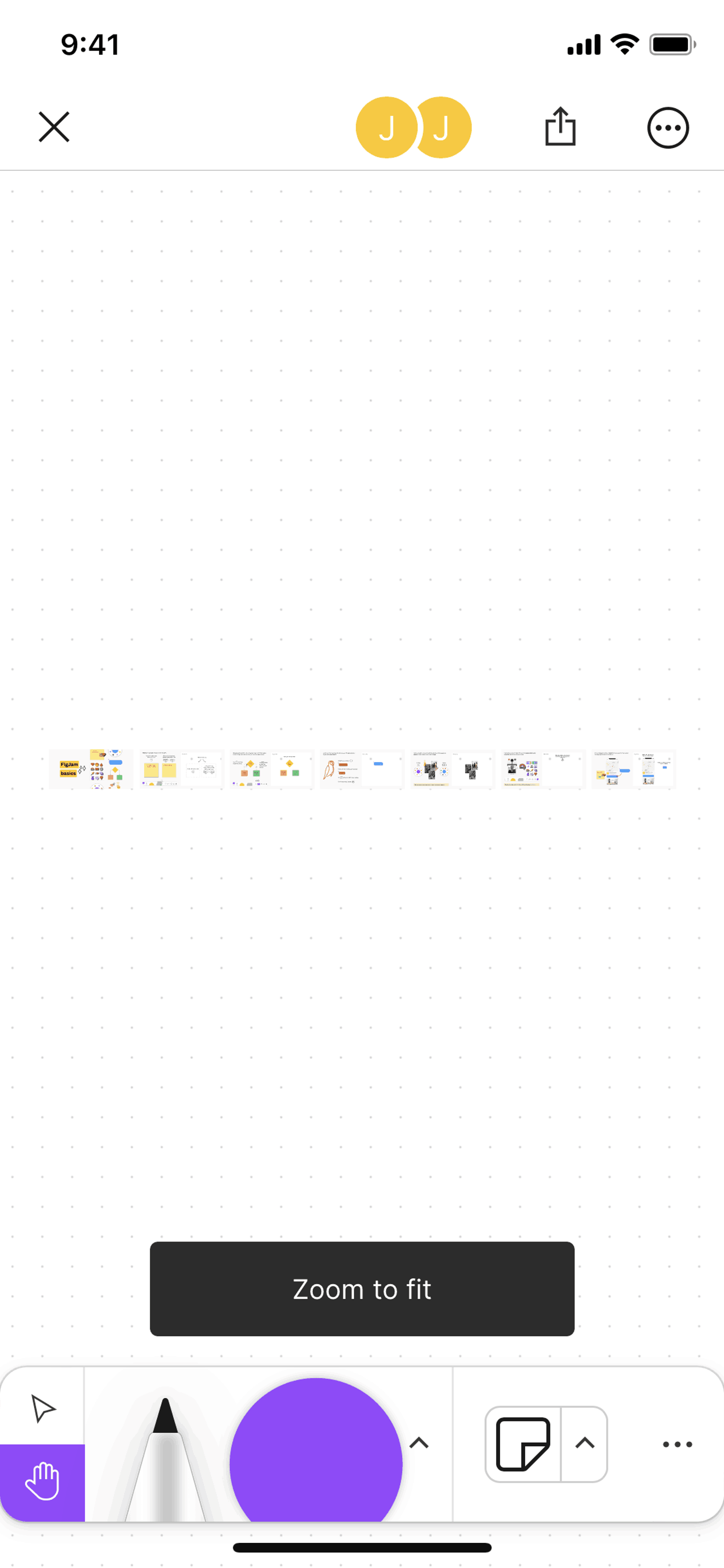 Figma iOS Collaboration interface screenshot 7