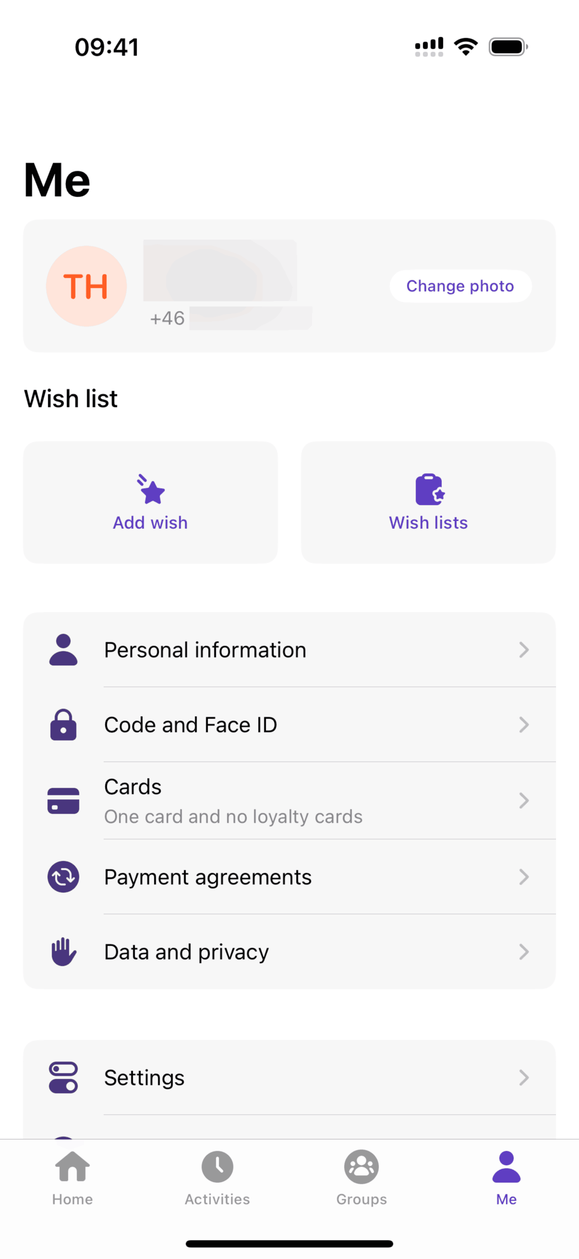 Vipps iOS Finance interface screenshot 15