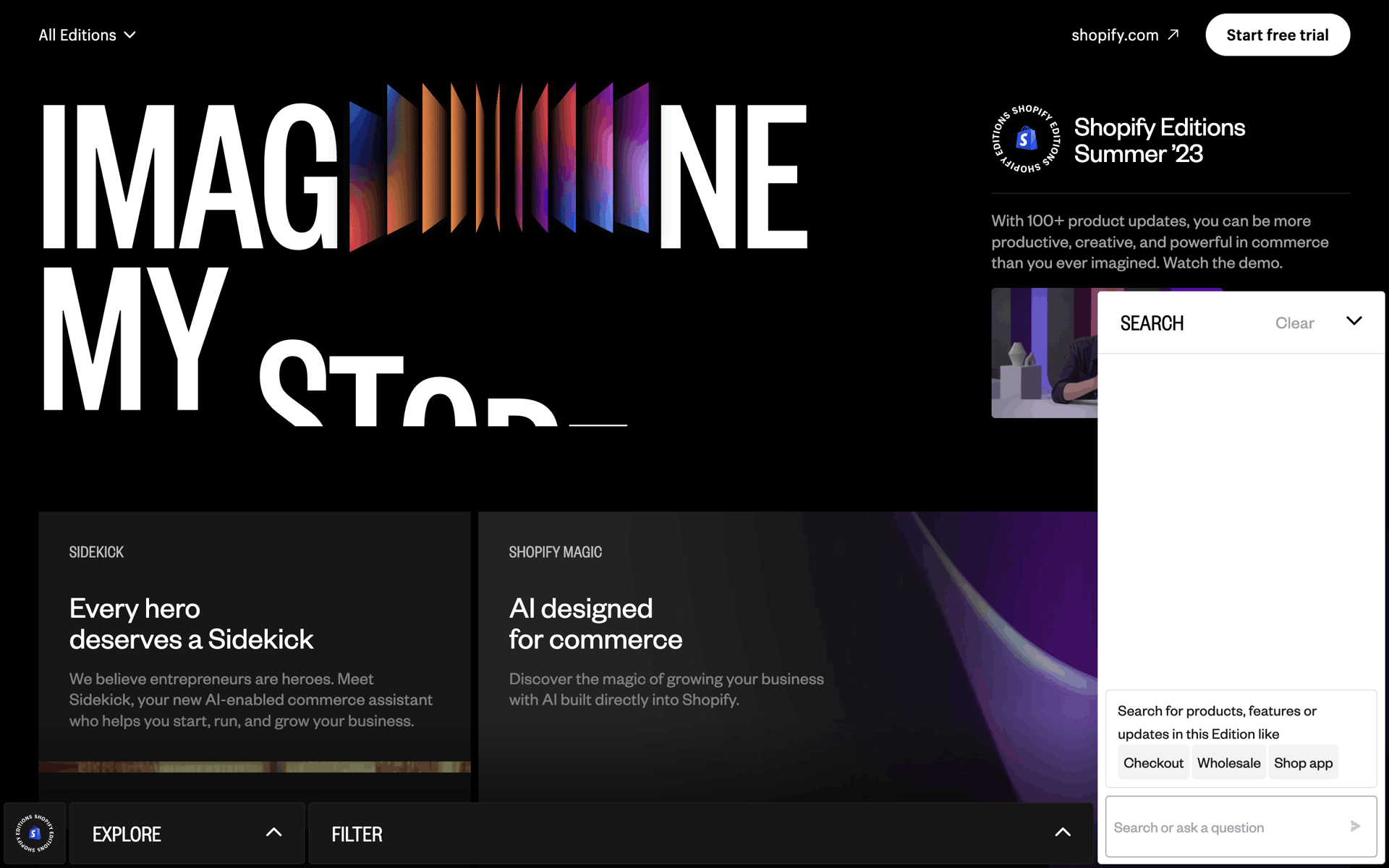 Shopify Web Business interface screenshot 17