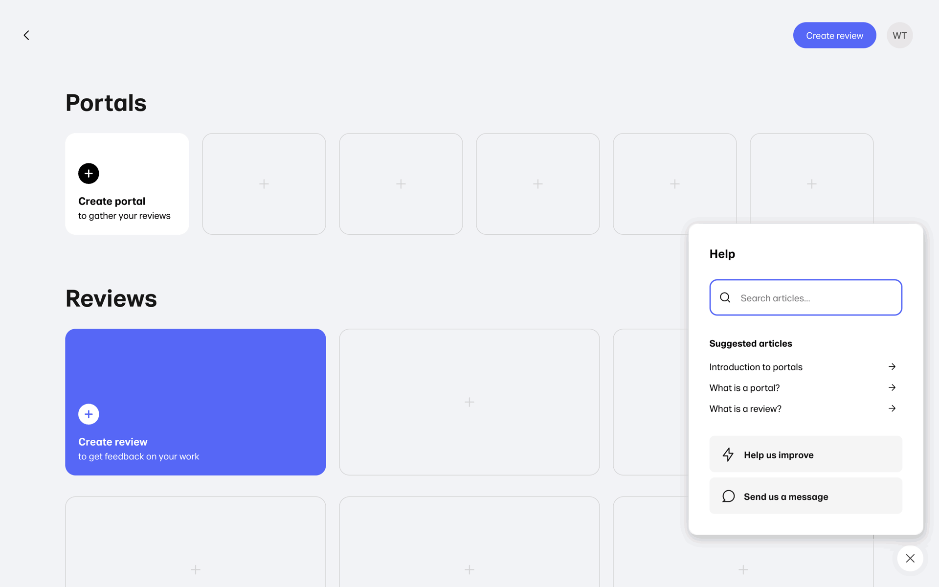 WeTransfer Web Productivity interface screenshot 5