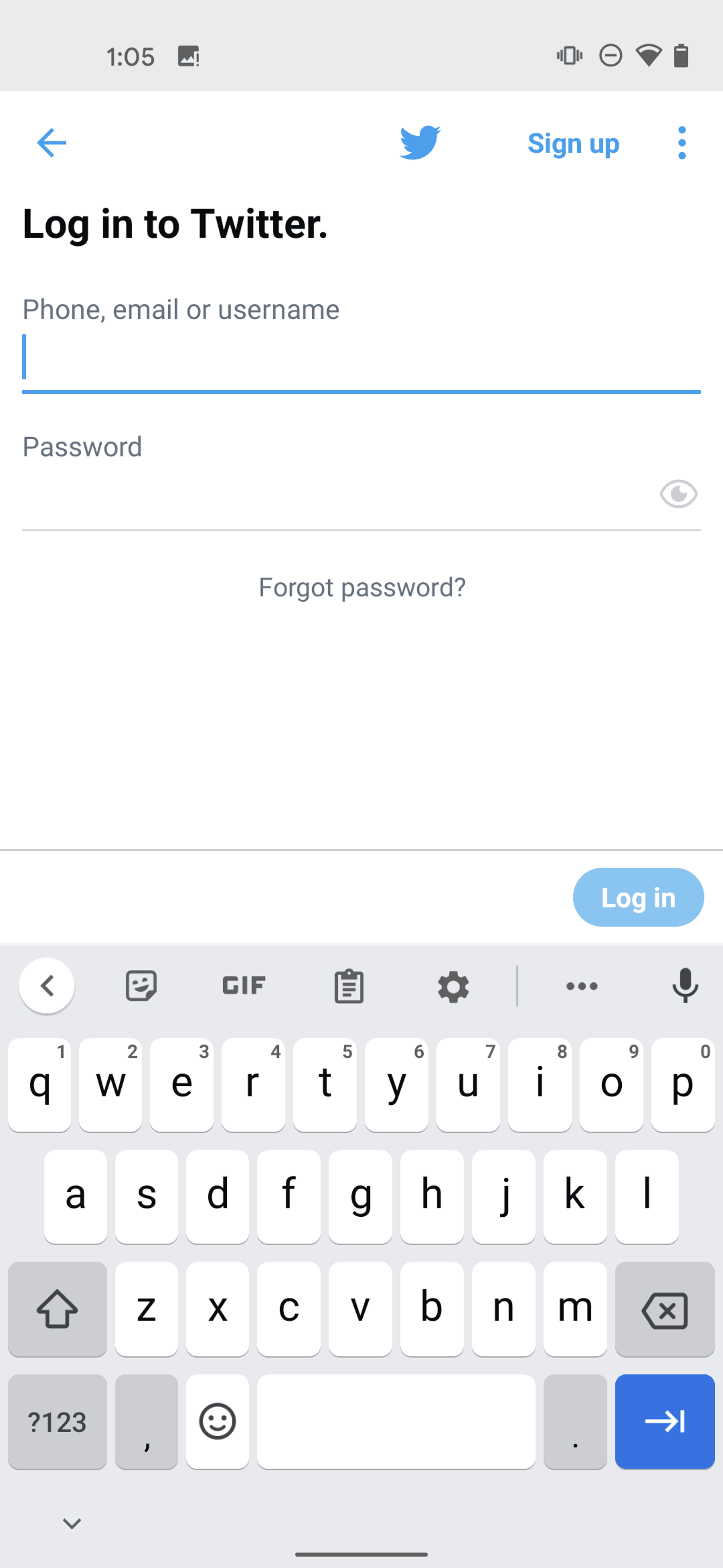 Twitter Android Social Networking interface screenshot 3