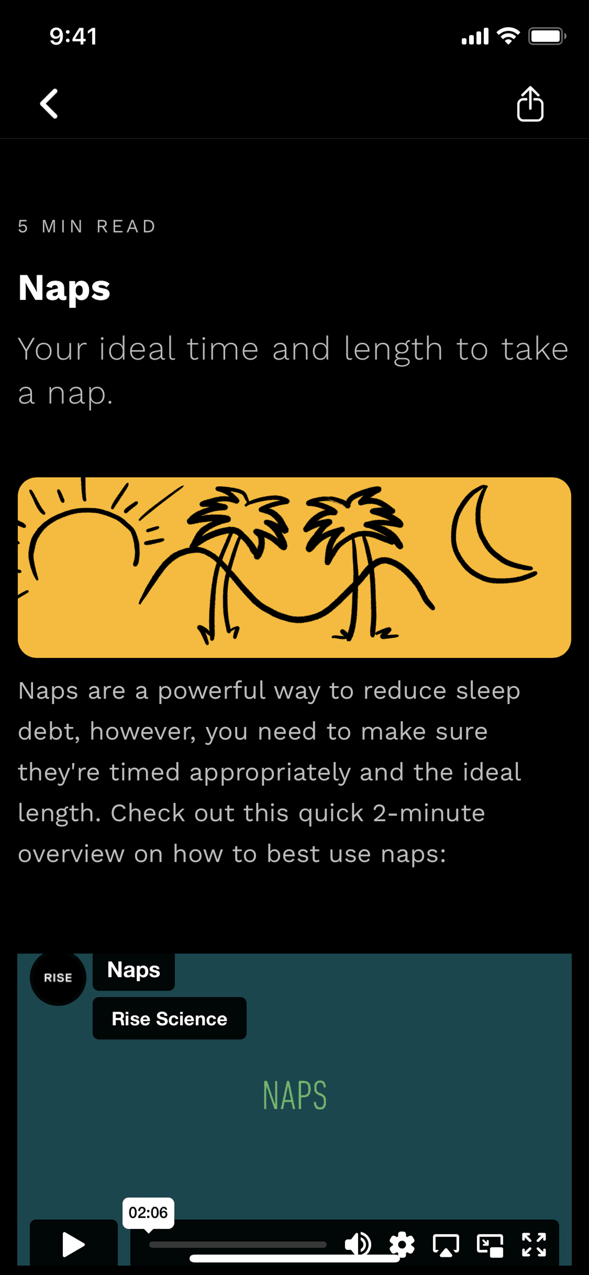Rise iOS Health & Fitness interface screenshot 22