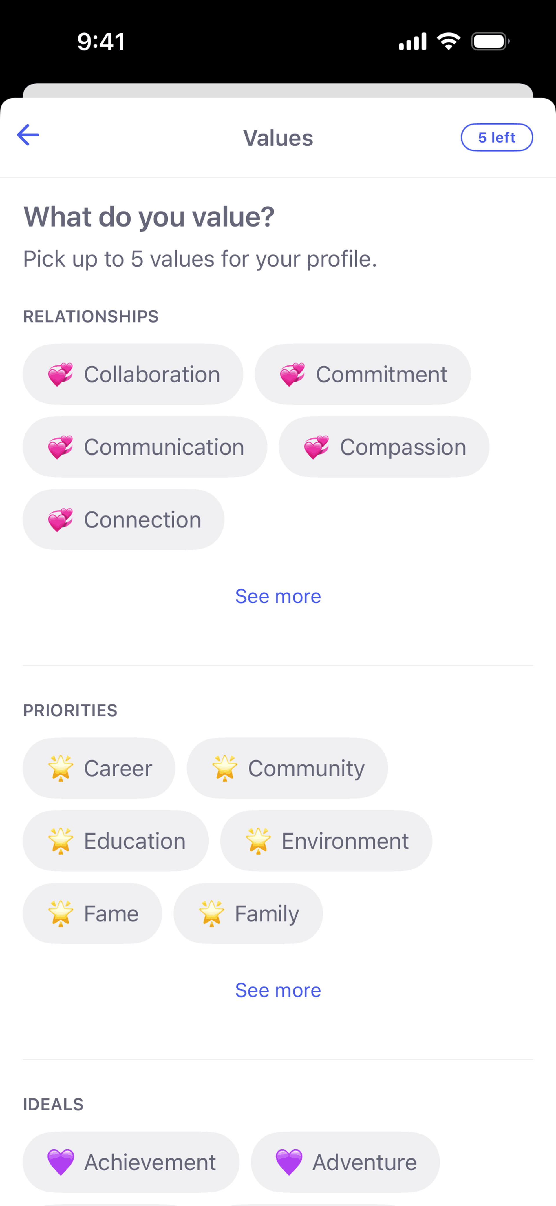 Coffee Meets Bagel iOS dating interface screenshot 11