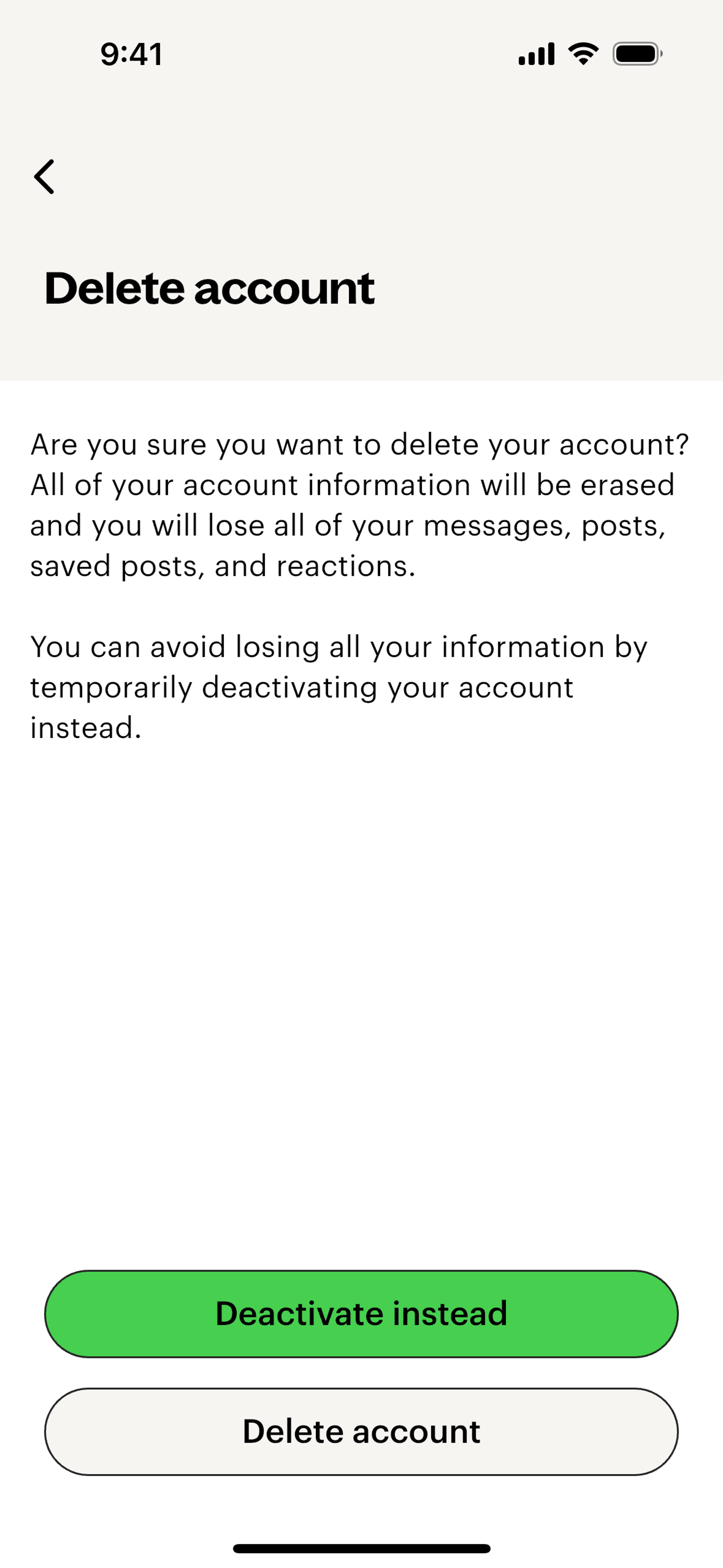 Lex iOS Social Networking interface screenshot 15