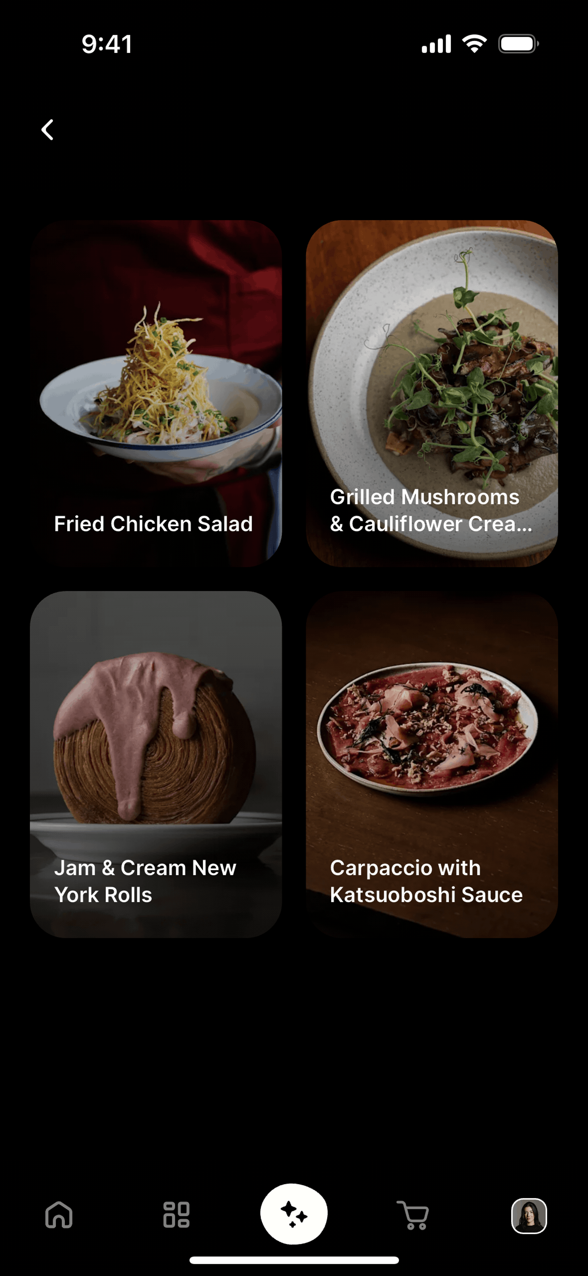 CREME iOS AI interface screenshot 24