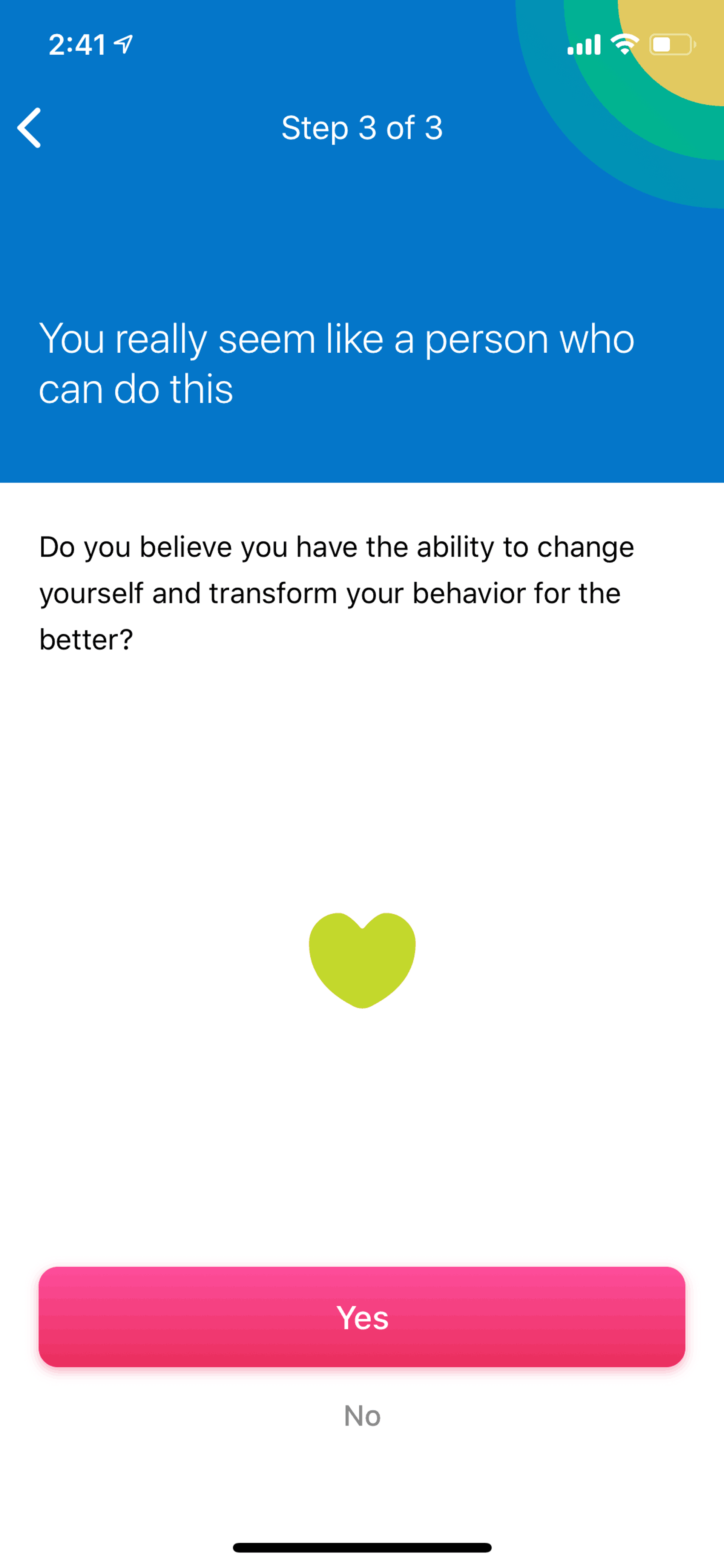 Fabulous iOS Health & Fitness interface screenshot 9