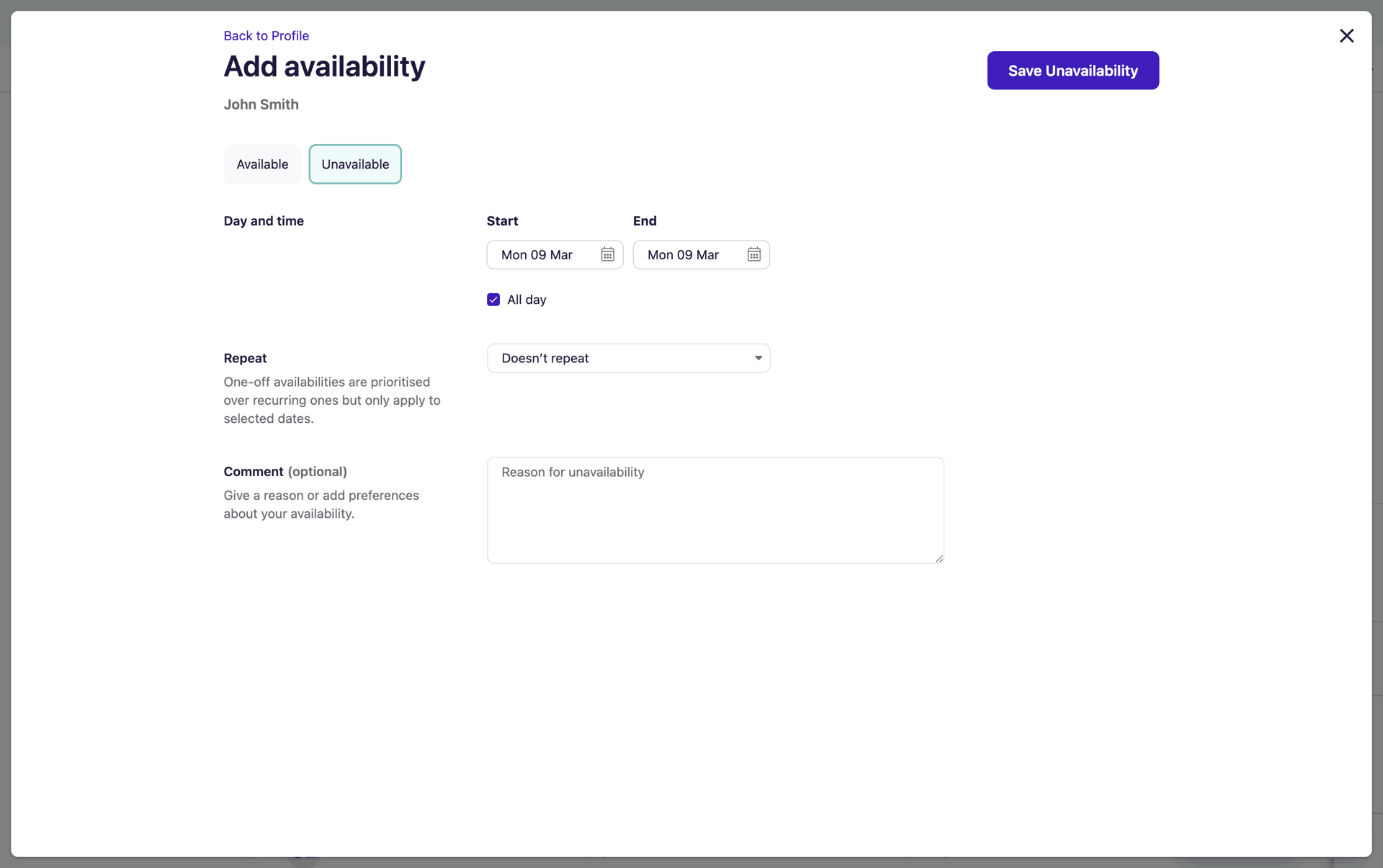 Deputy Web workforce management interface screenshot 15