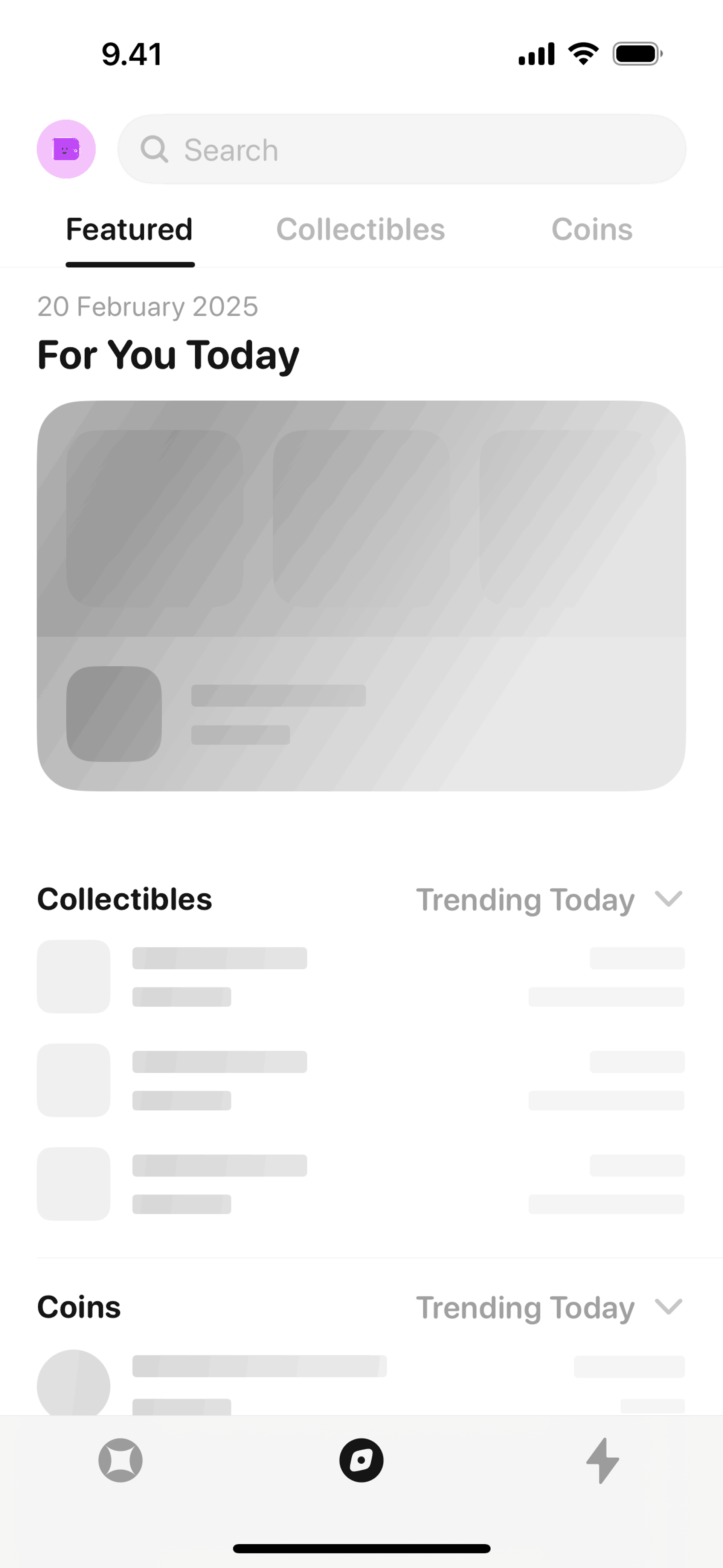 Glow iOS Finance interface screenshot 7