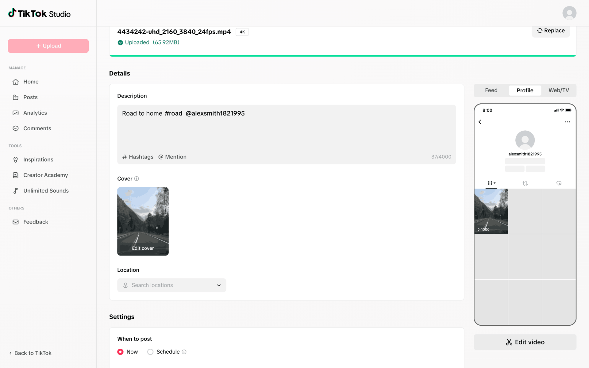 TikTok Web Social Networking interface screenshot 6
